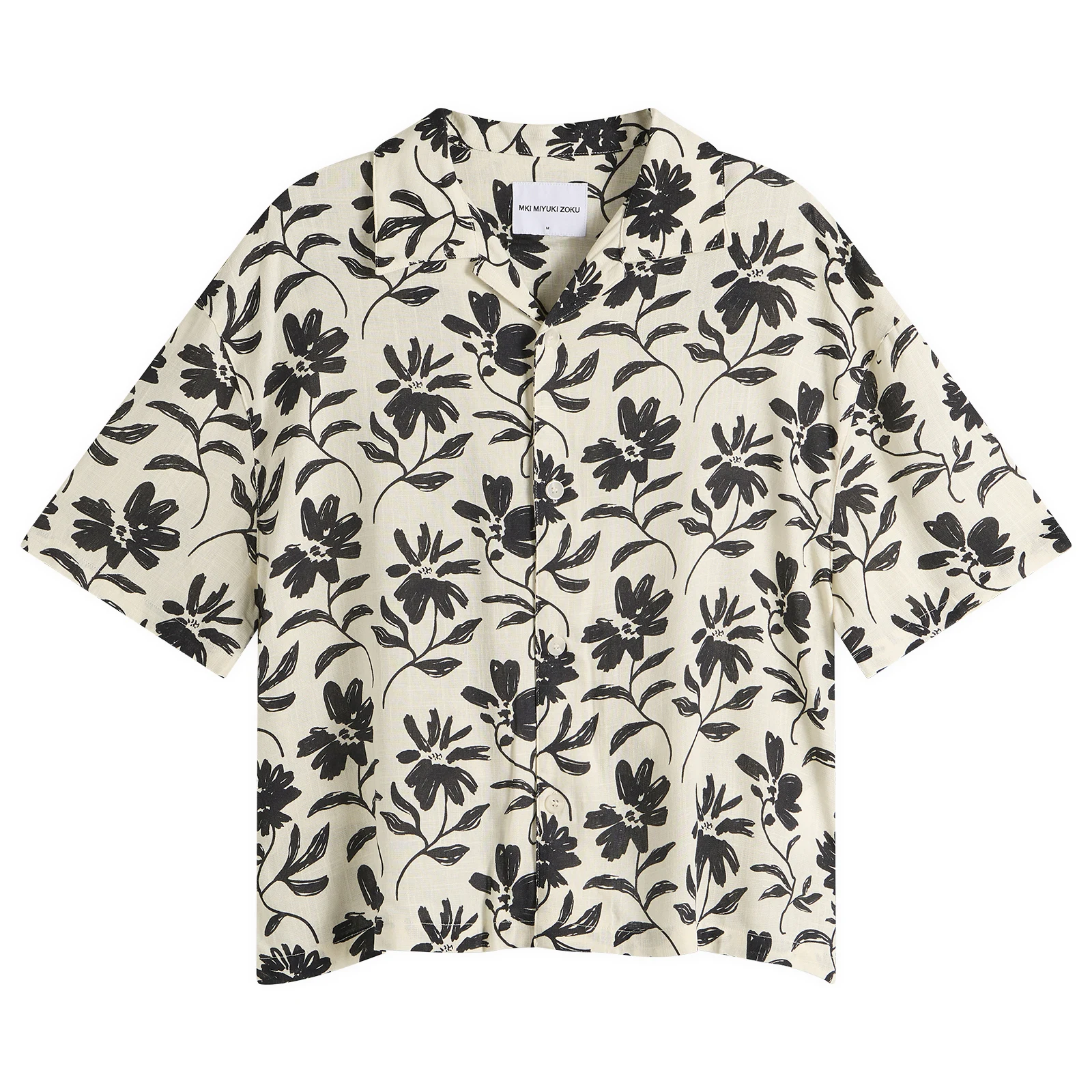 MKI Floral Linen Vacation Shirt