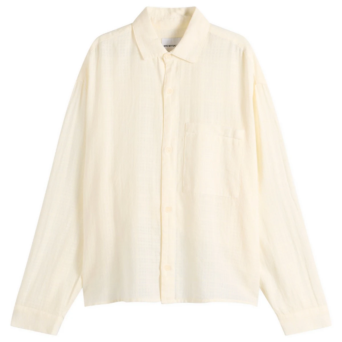 MKI Loose Weave Check Box Dress Shirt