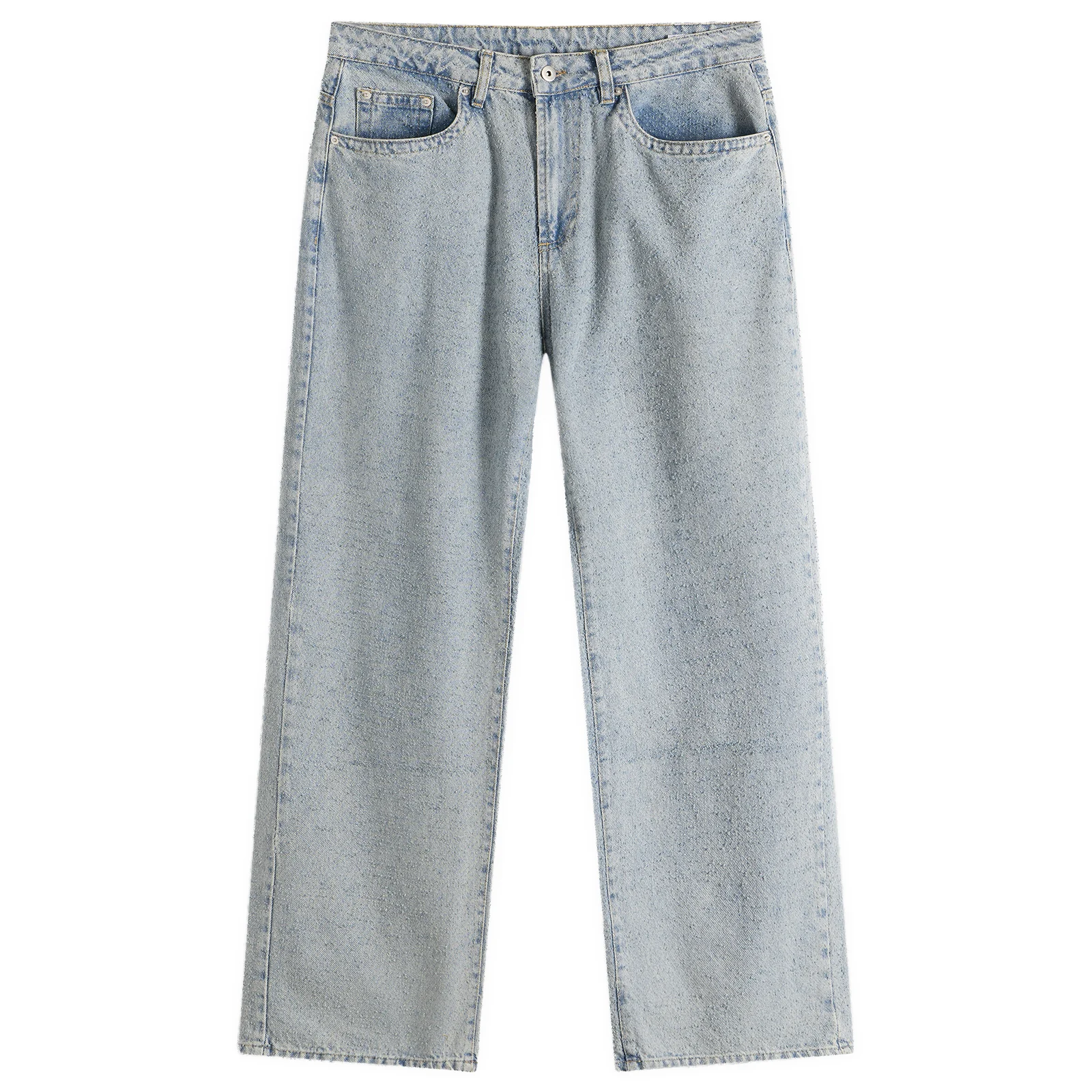 MKI Twisted Weave Wide Leg Jeans