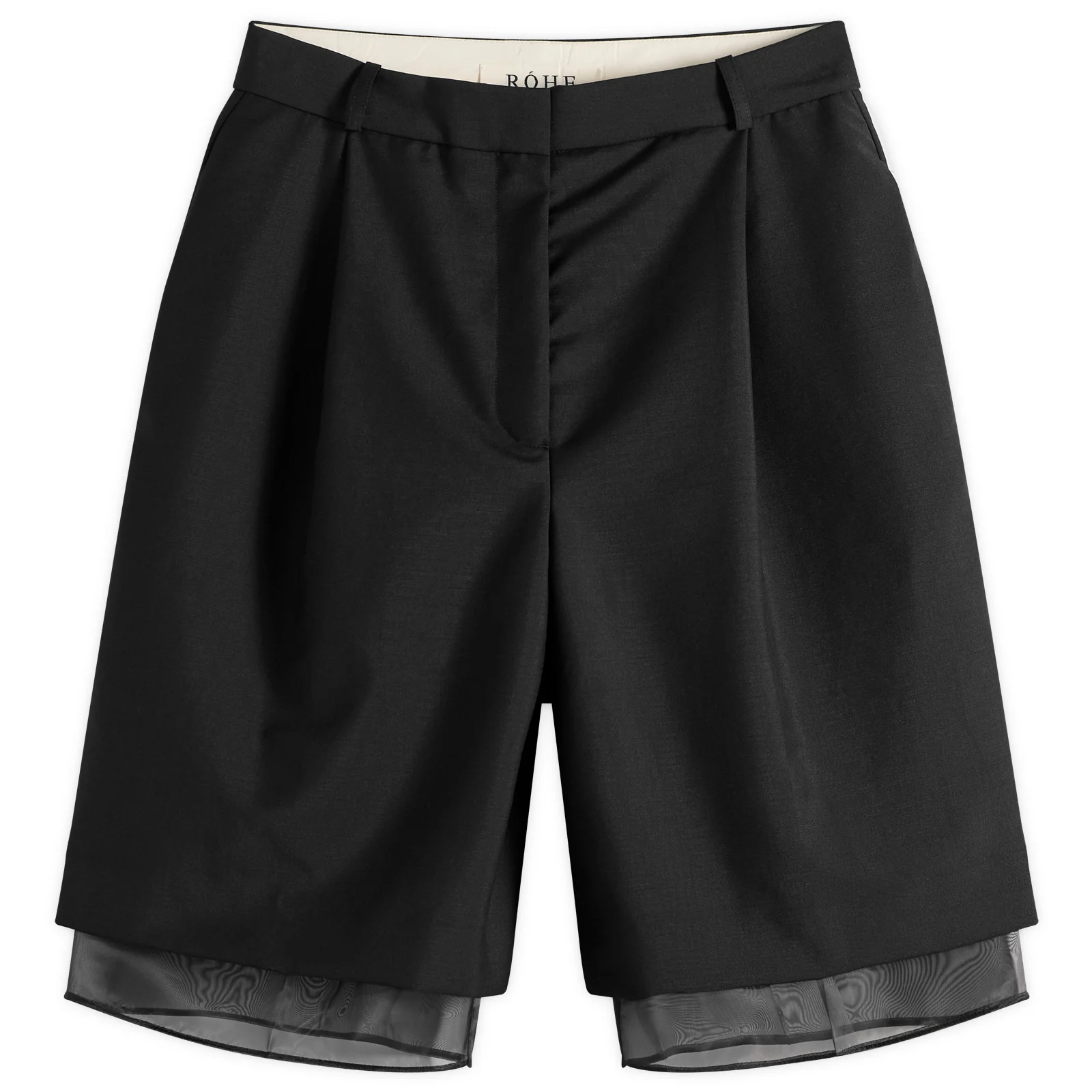 Róhe Organza Lined Shorts