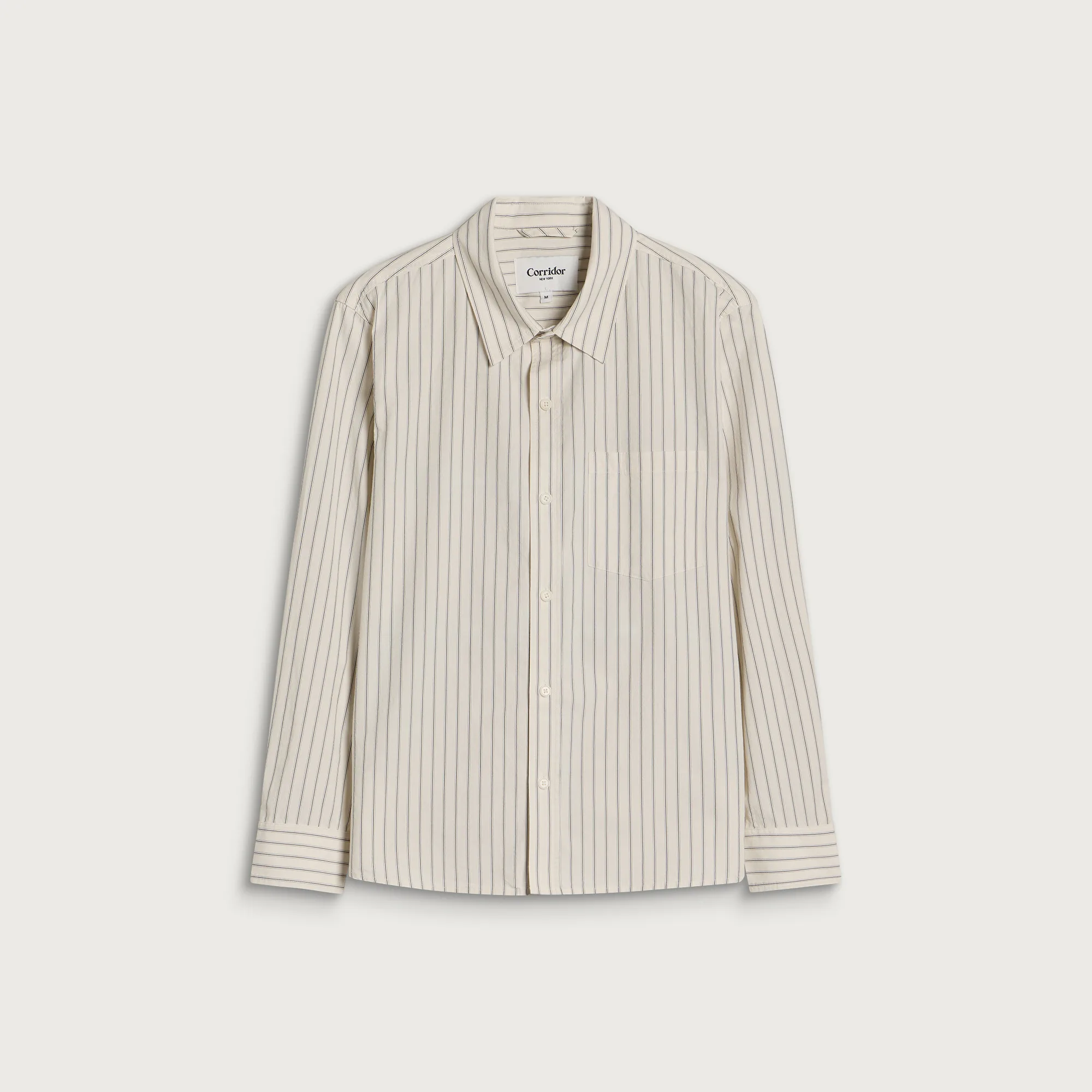 Corridor Poplin Stripe LS
