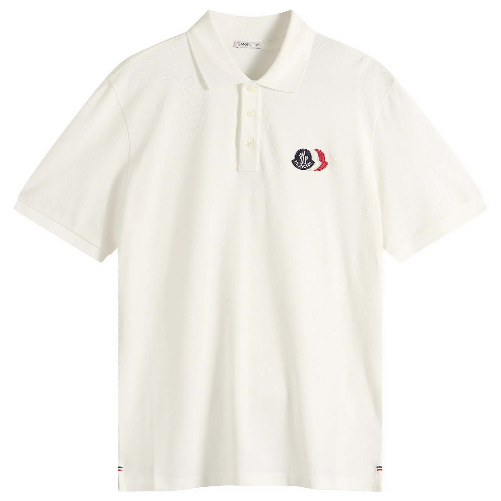 Moncler Cotton Pique Logo Polo