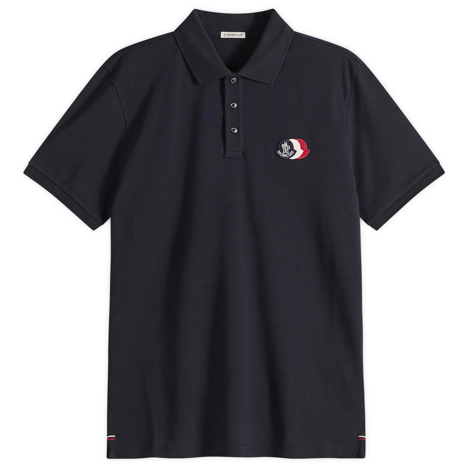Moncler Cotton Pique Logo Polo