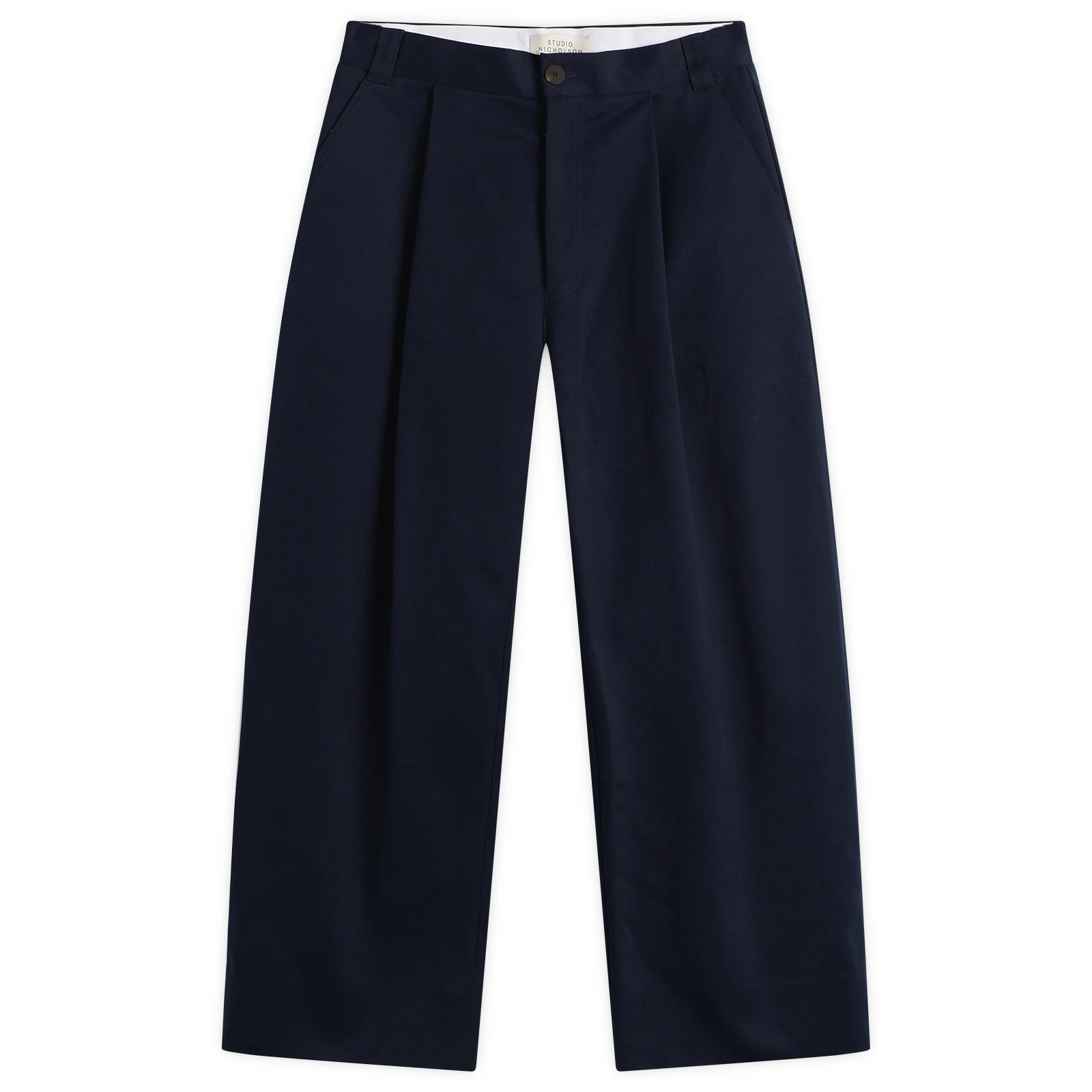Studio Nicholson Sorte Deep Pleat Volume Pant