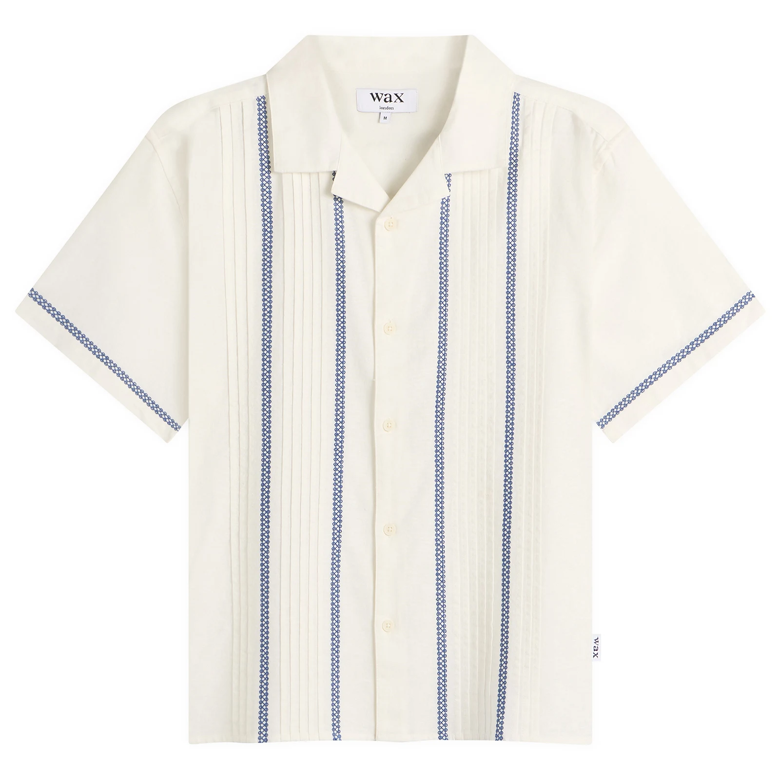 Wax London Didcot Pintuck Vacation Shirt