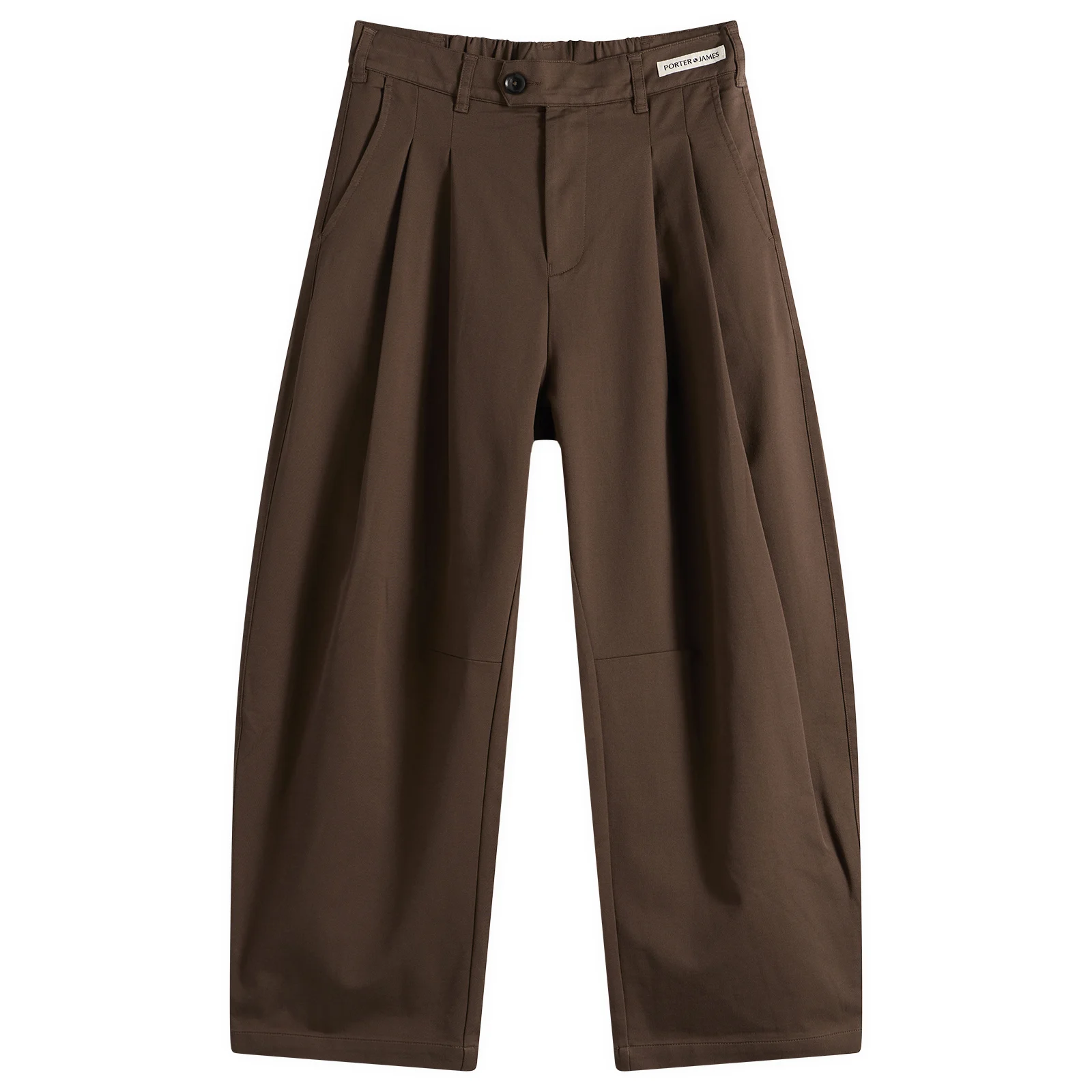 Porter James Dart-Knee Pleated Trousers