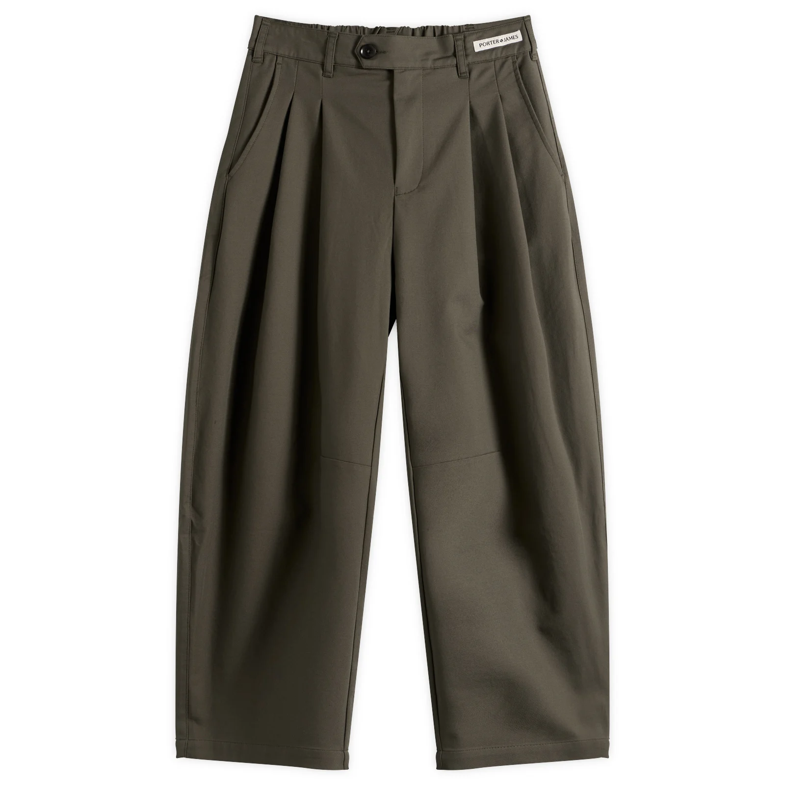 Porter James Dart-Knee Pleated Trousers
