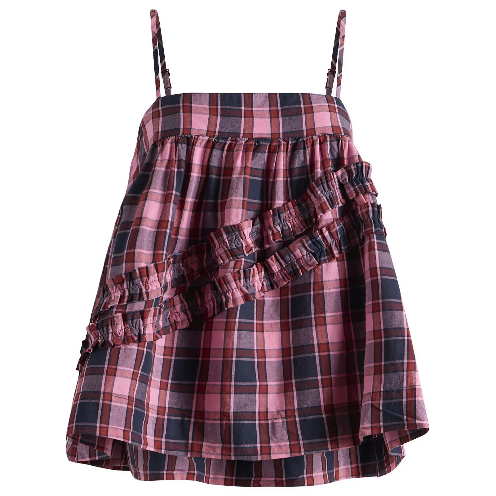 Damson Madder Nyra Ruffle Cami Top