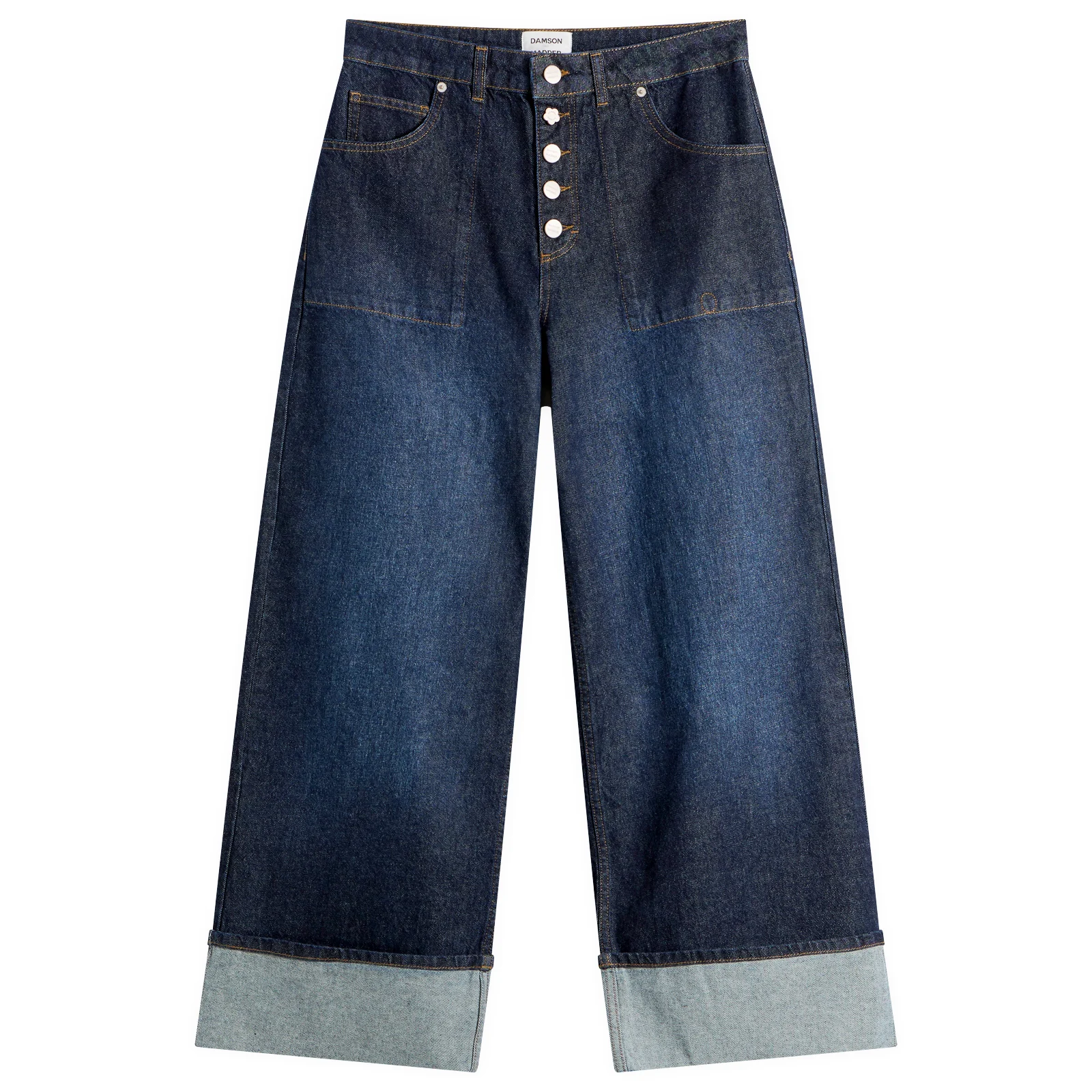 Damson Madder Gigi Baggy Wide Turn Jeans
