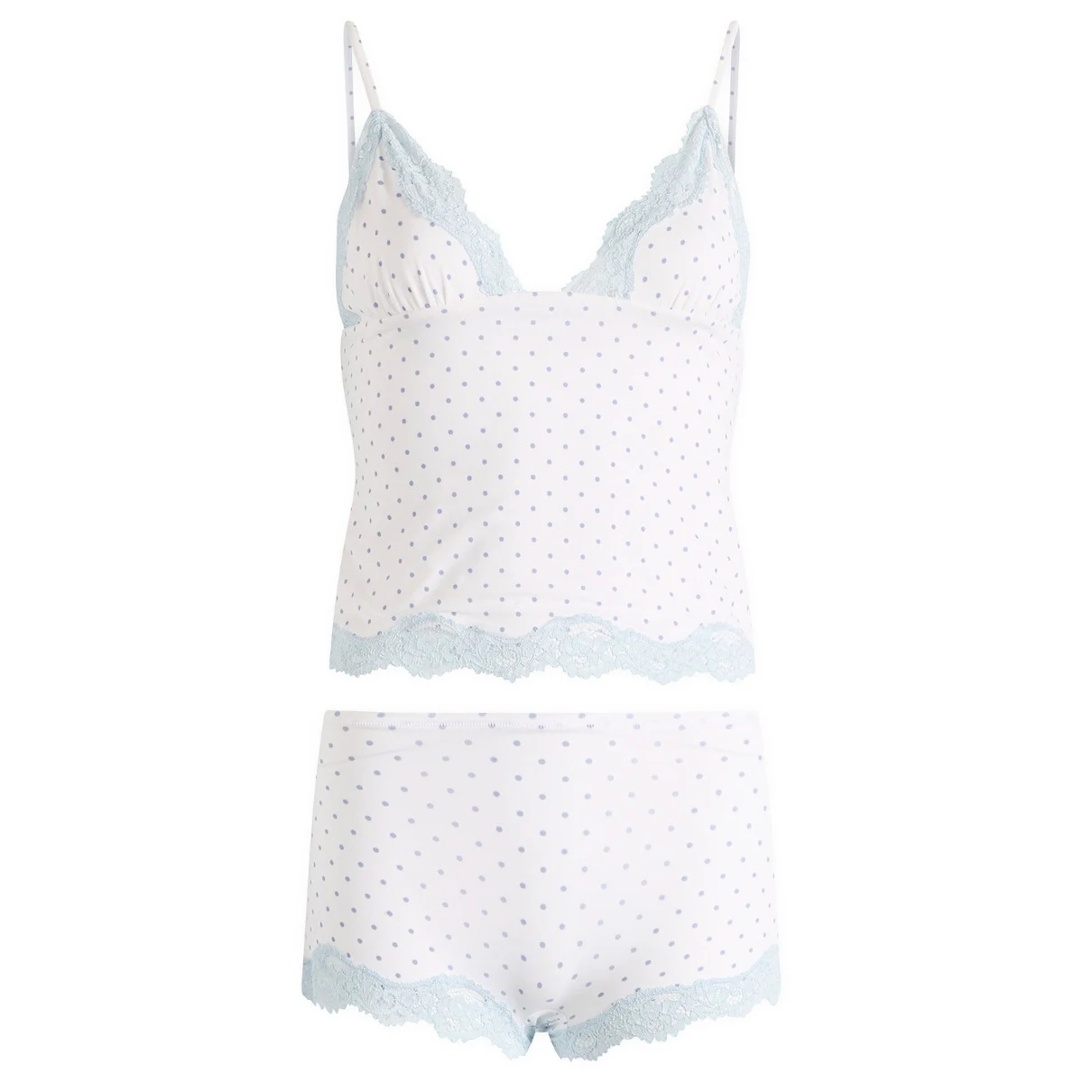 Skims Fits Everybody Lace Triange Cami & Boyshort Set