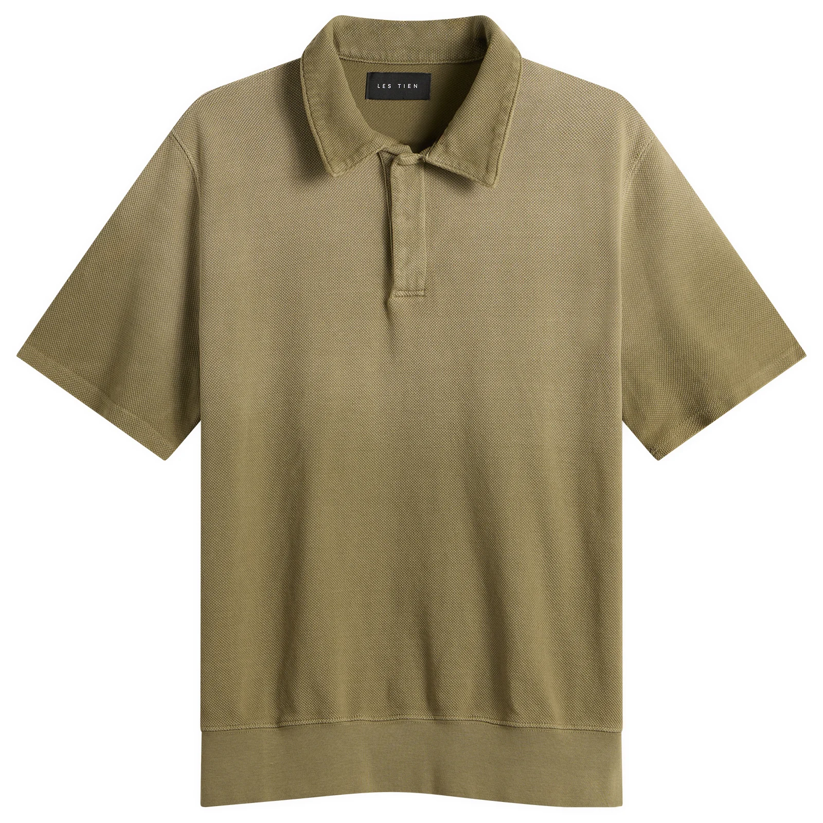 Les Tien Pique Cotton Tennis Polo Shirt