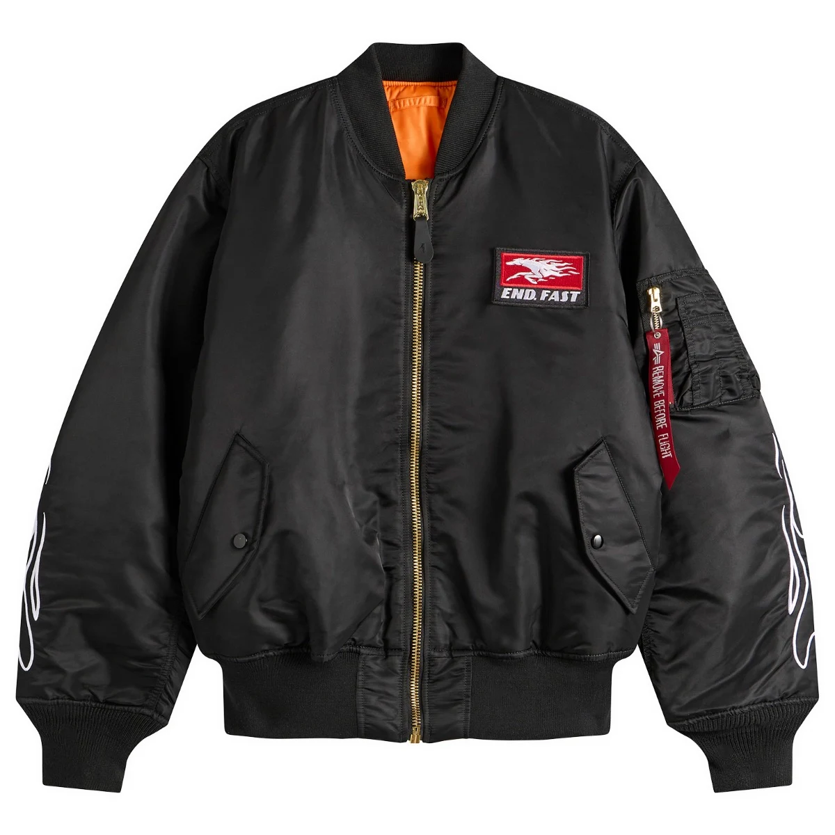 END. x Alpha Industries MA-1 Bomber