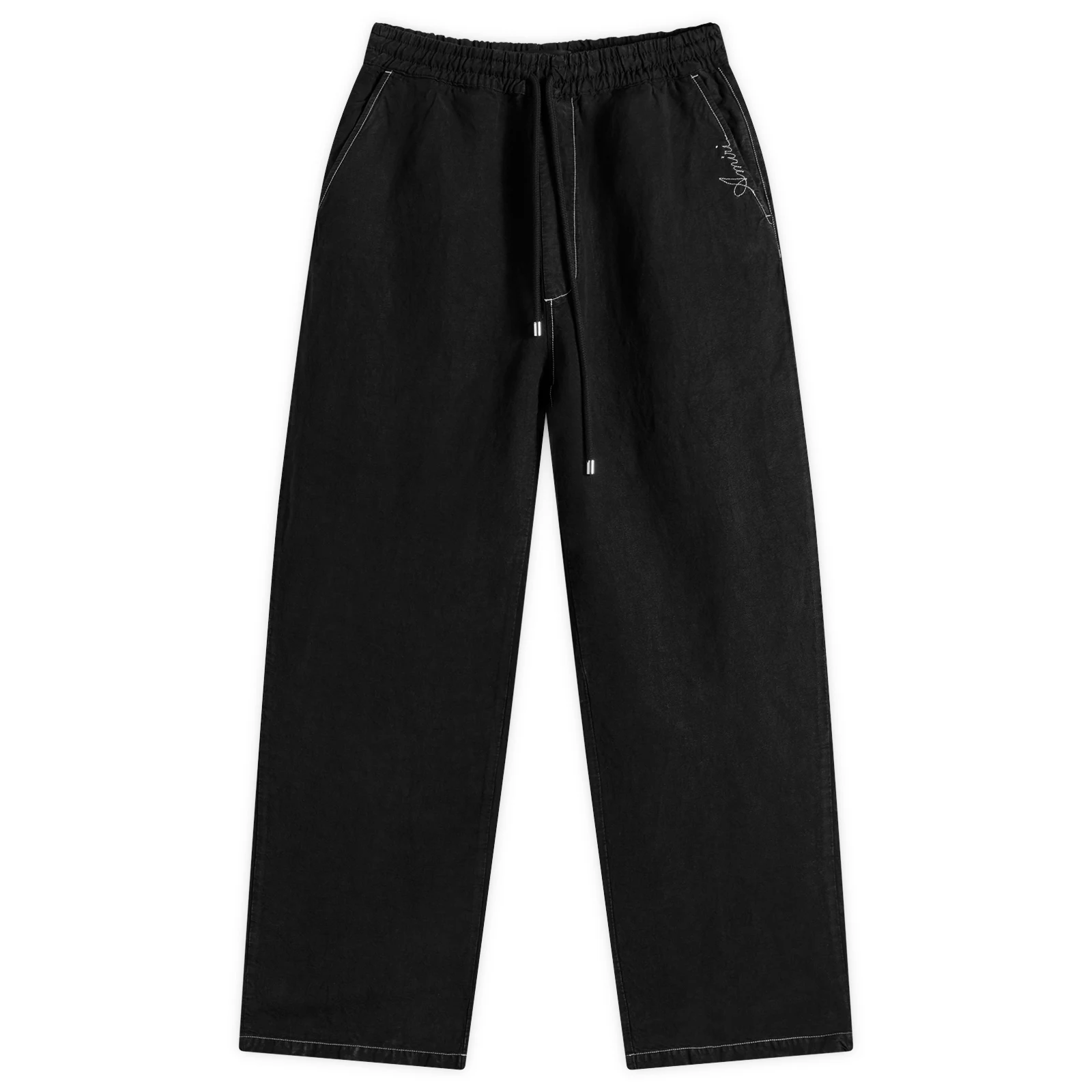 Amiri Script Linen Trouser