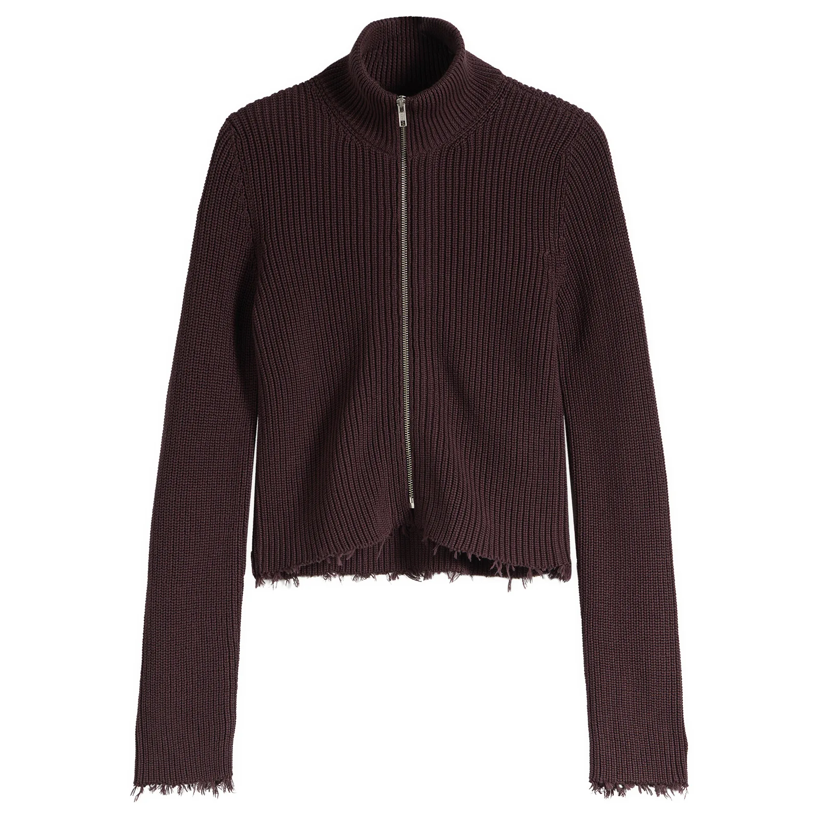 MM6 Maison Margiela Zip Up Knitted Cardigan