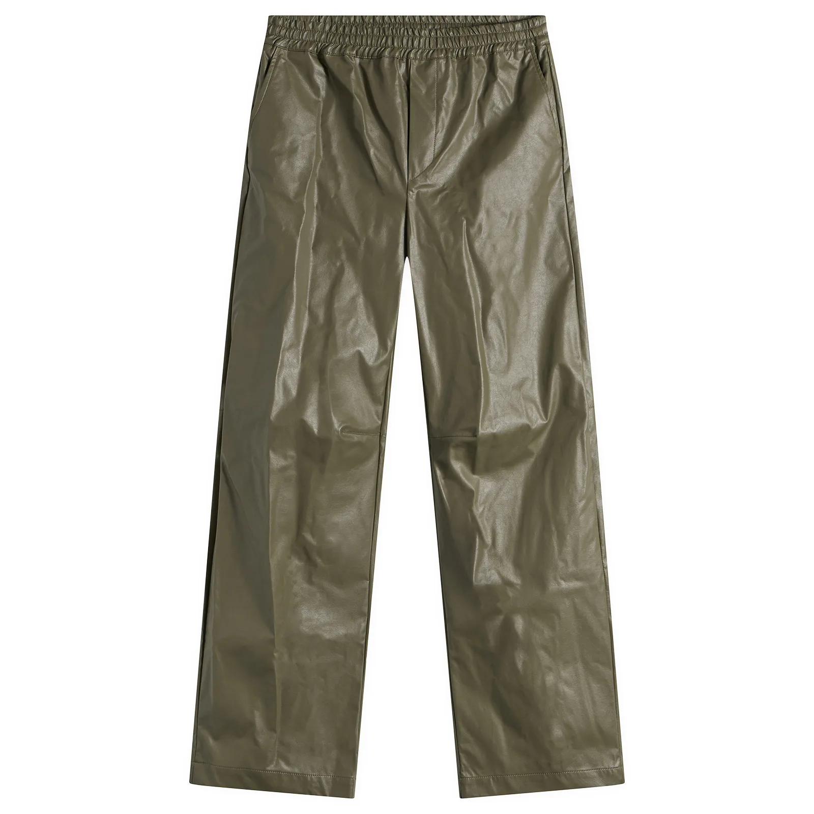 MM6 Maison Margiela Baggy Faux Leather Trousers