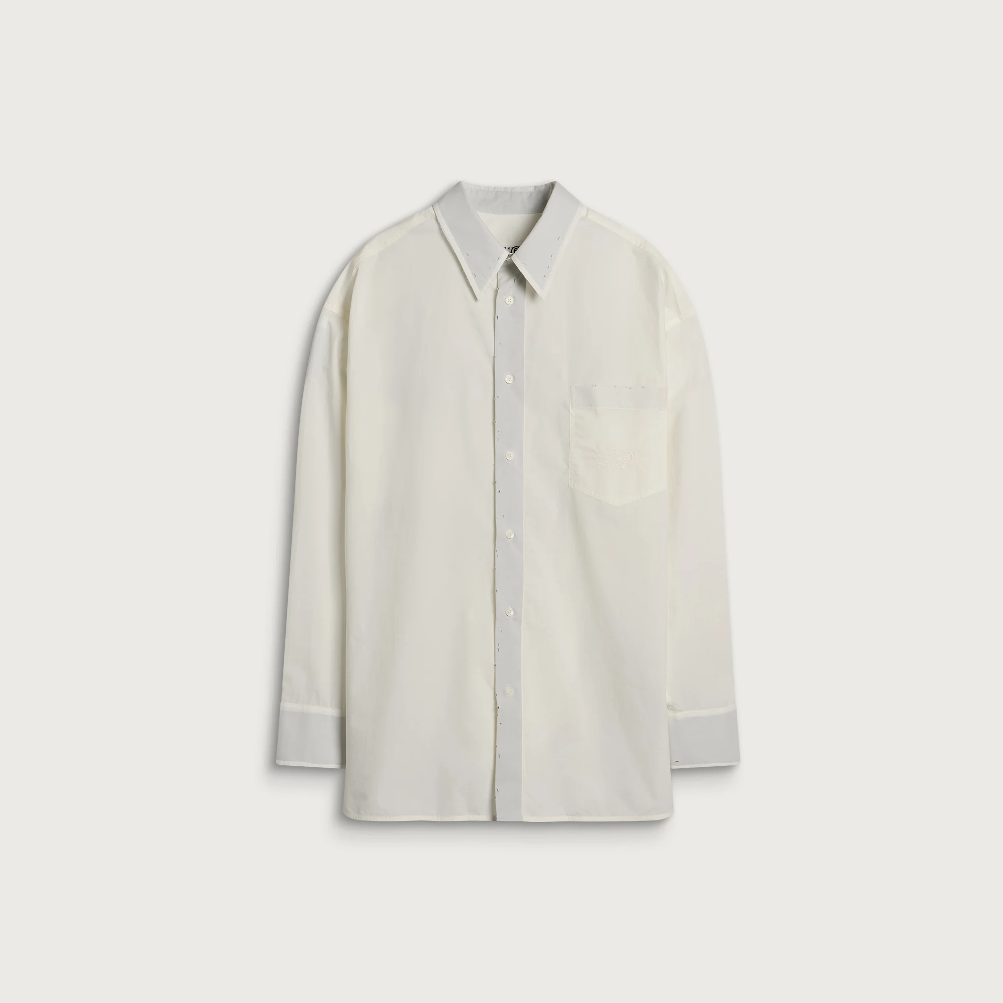 MM6 Maison Margiela Plain Long-Sleeved Shirt