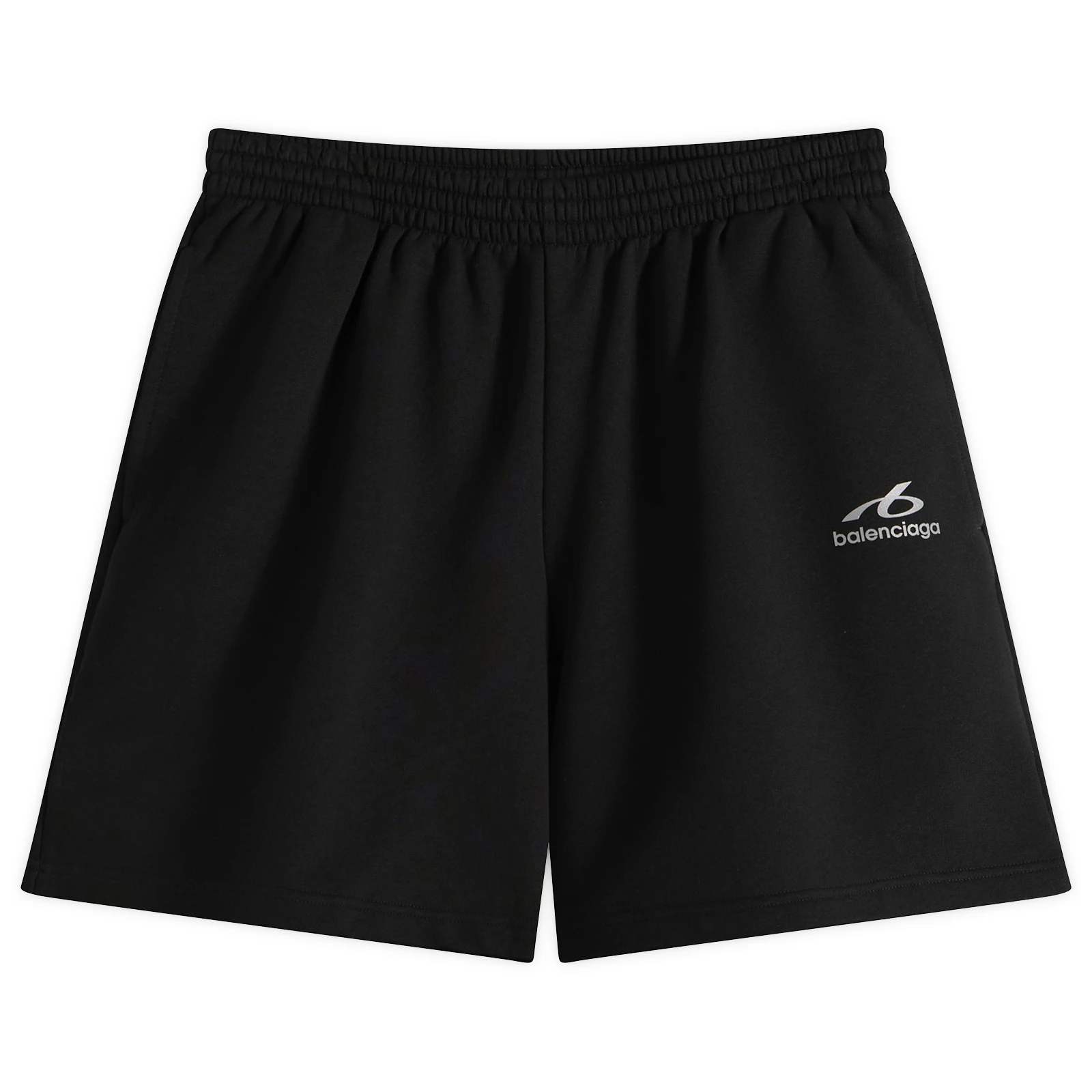 Balenciaga Logo Cotton Sweat Shorts