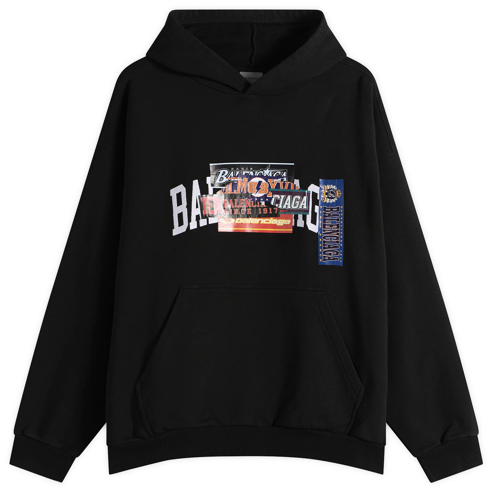 Balenciaga Bumper Sticker Regular Fit Hoodie