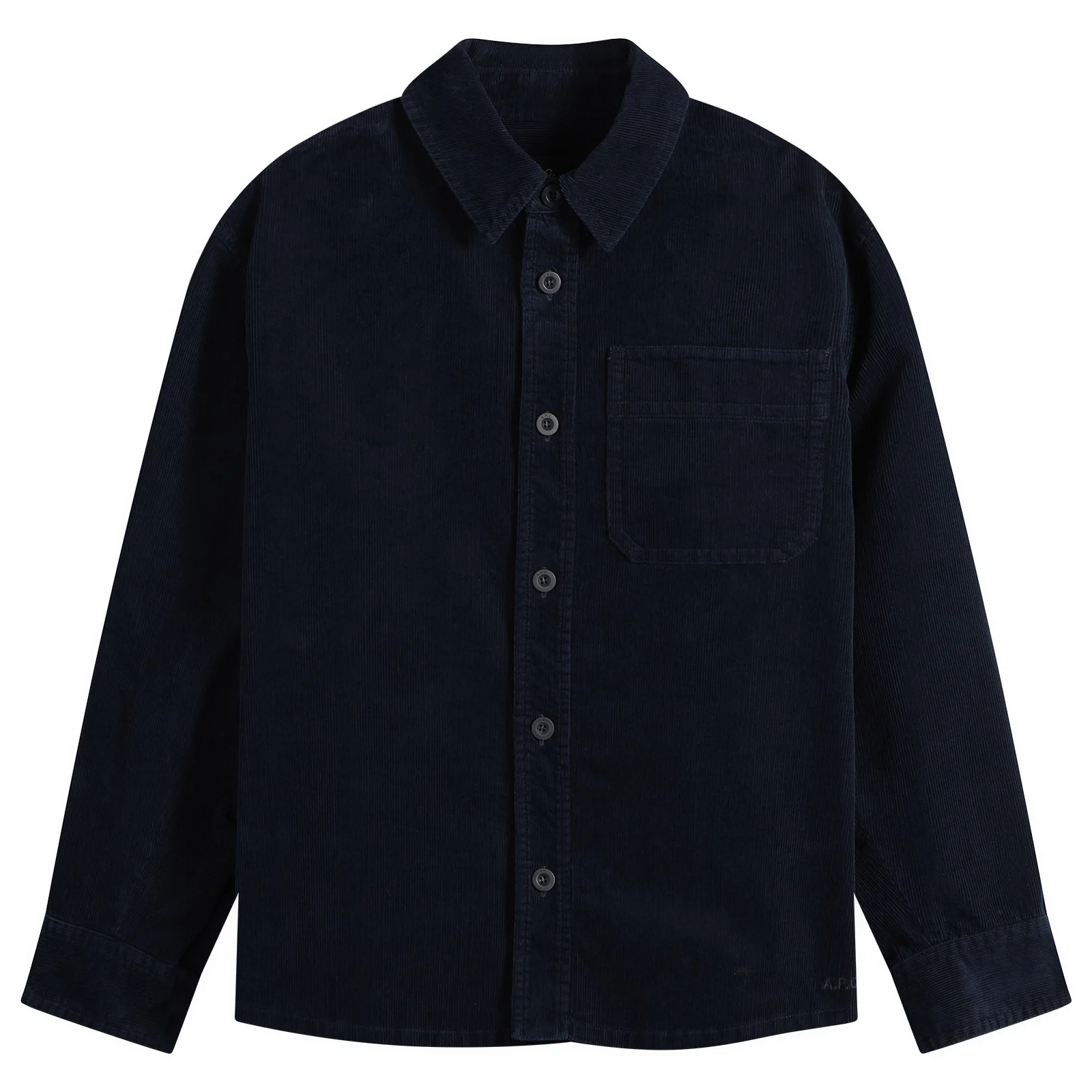 A.P.C. Surchiemise Basile Logo Corduroy Shirt