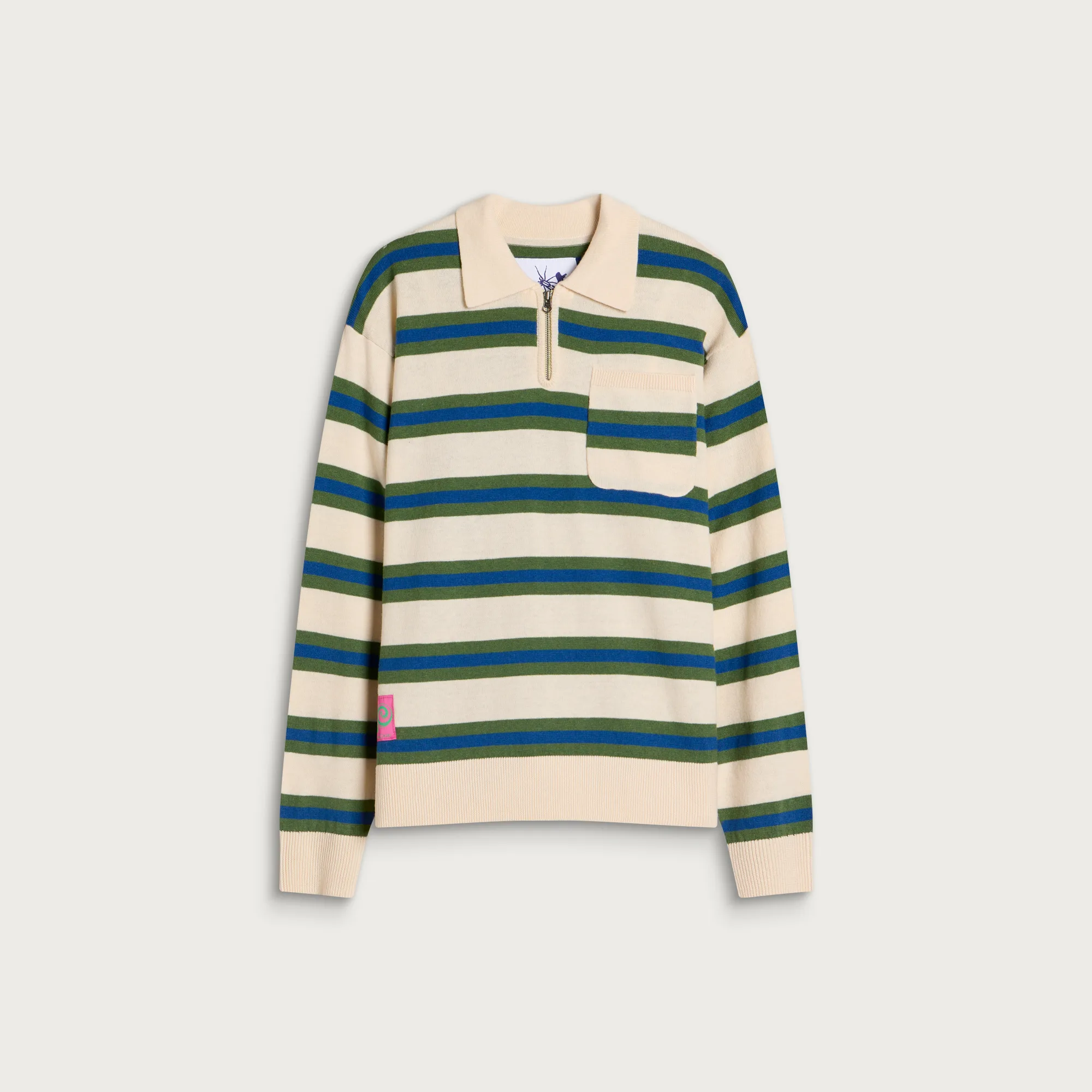 Ecstatic Research Border Polo Knit