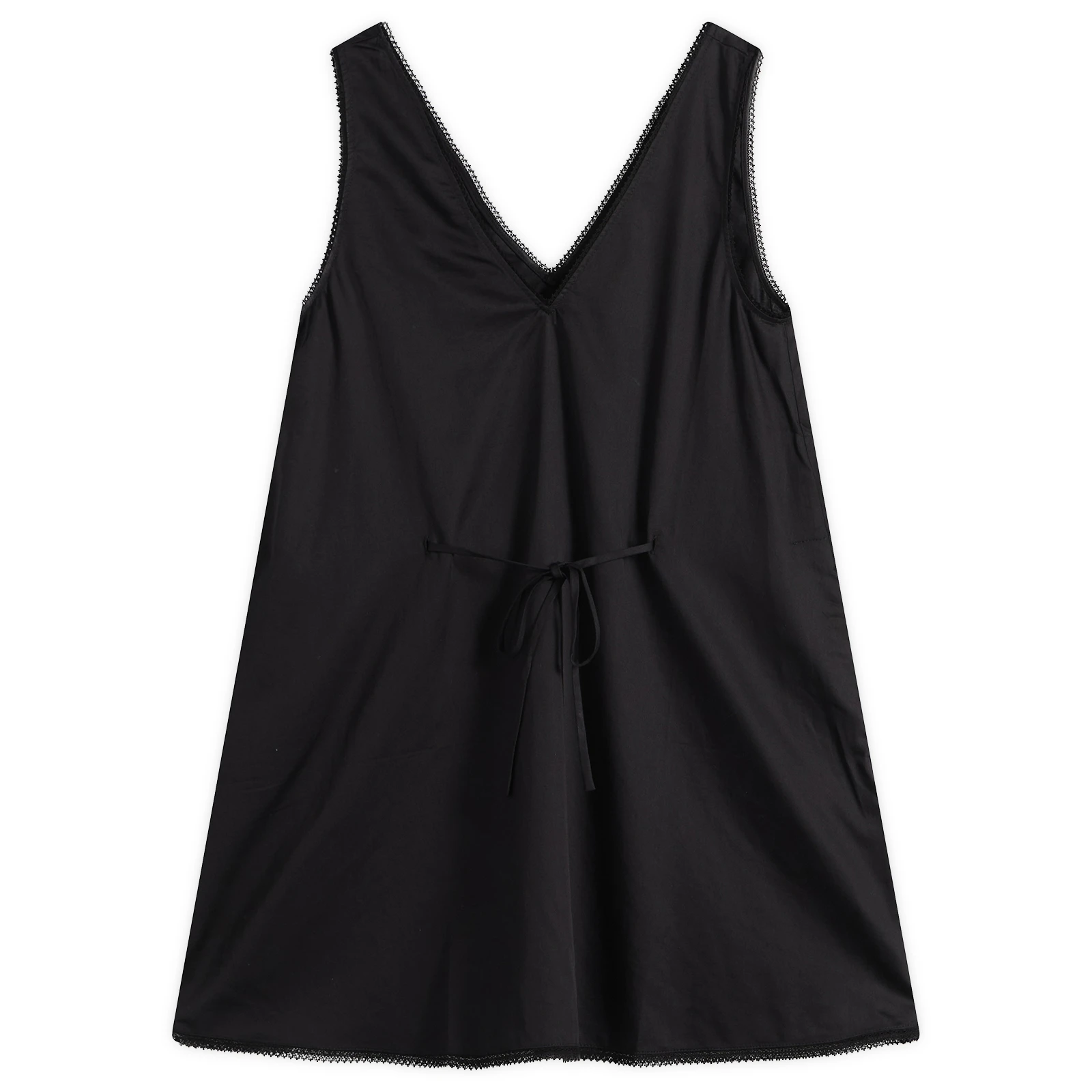 LESET Yoko Lace V-Neck Mini Dress