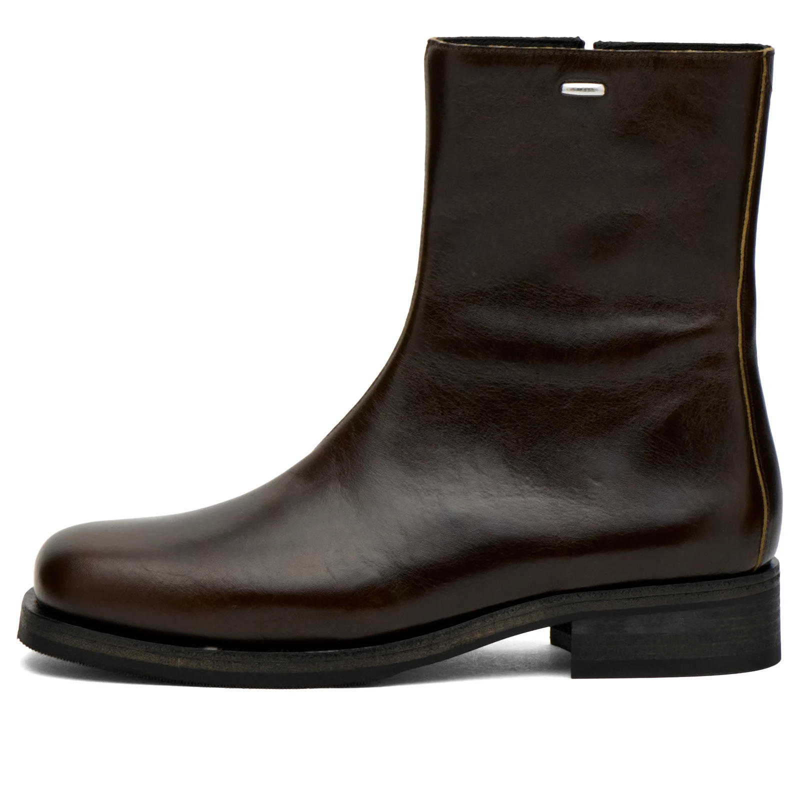 Our Legacy Deep Olive Leather Camion Boot