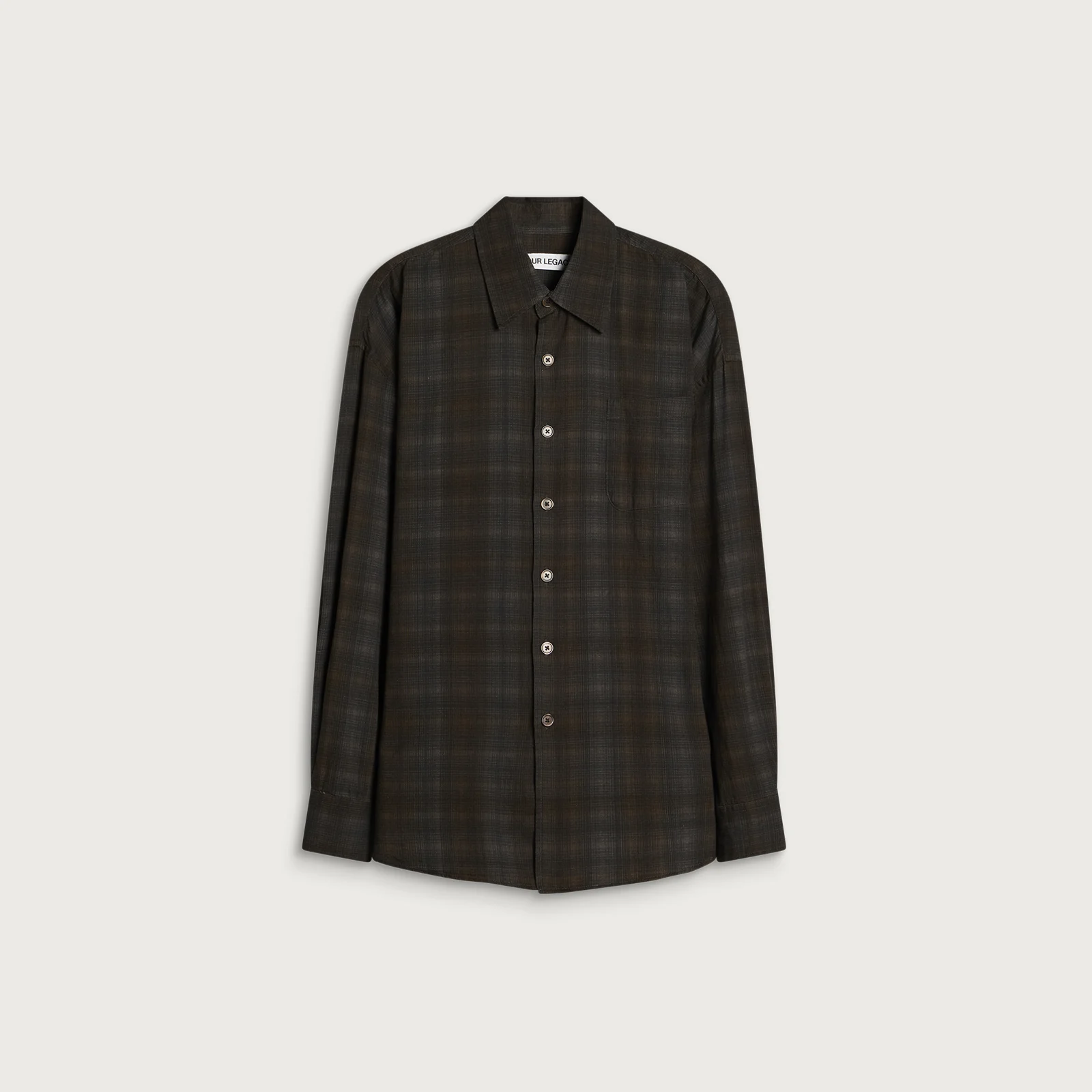 Our Legacy Check Print Borrowed Shirt