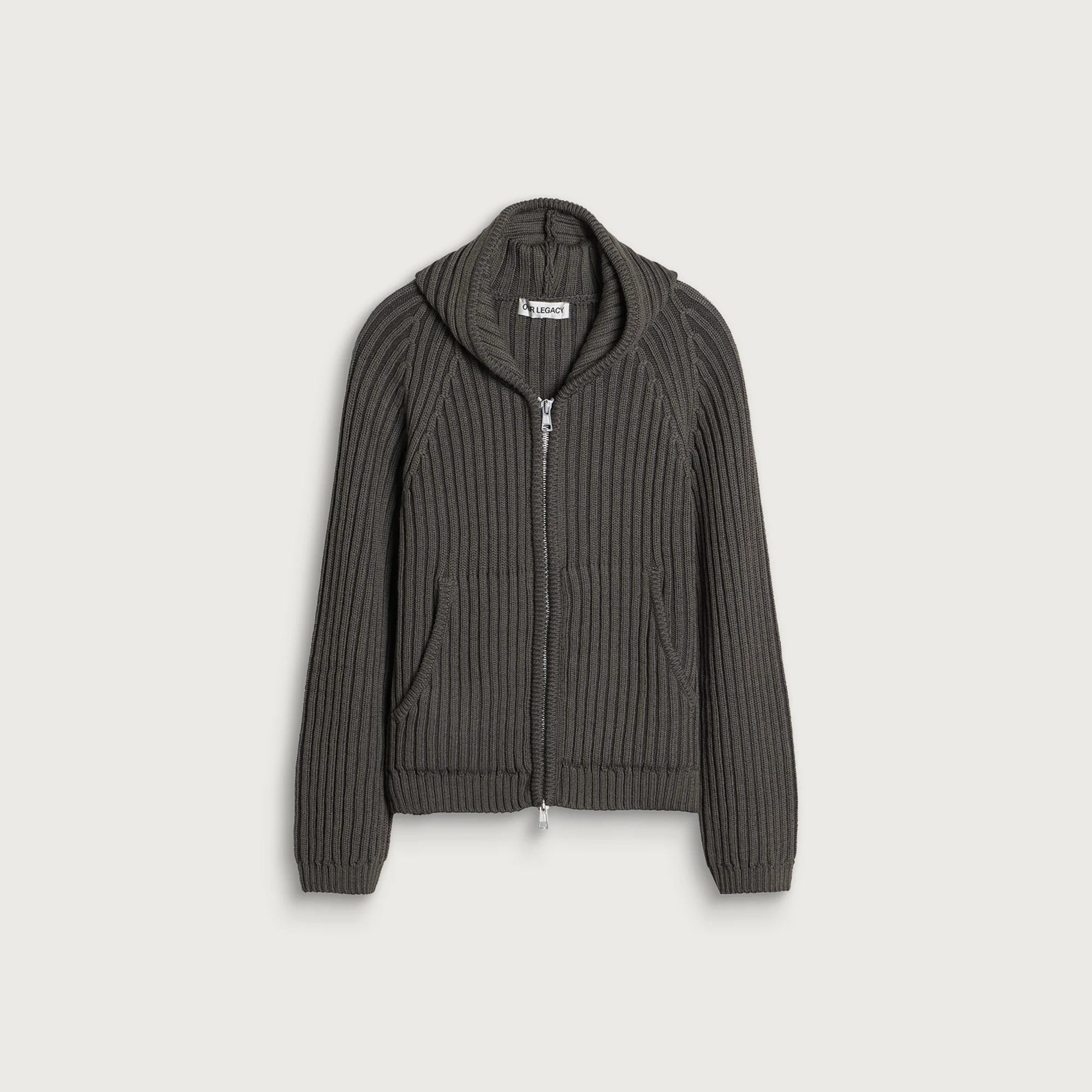 Our Legacy Stripe Dry Merino Wool Level Hood
