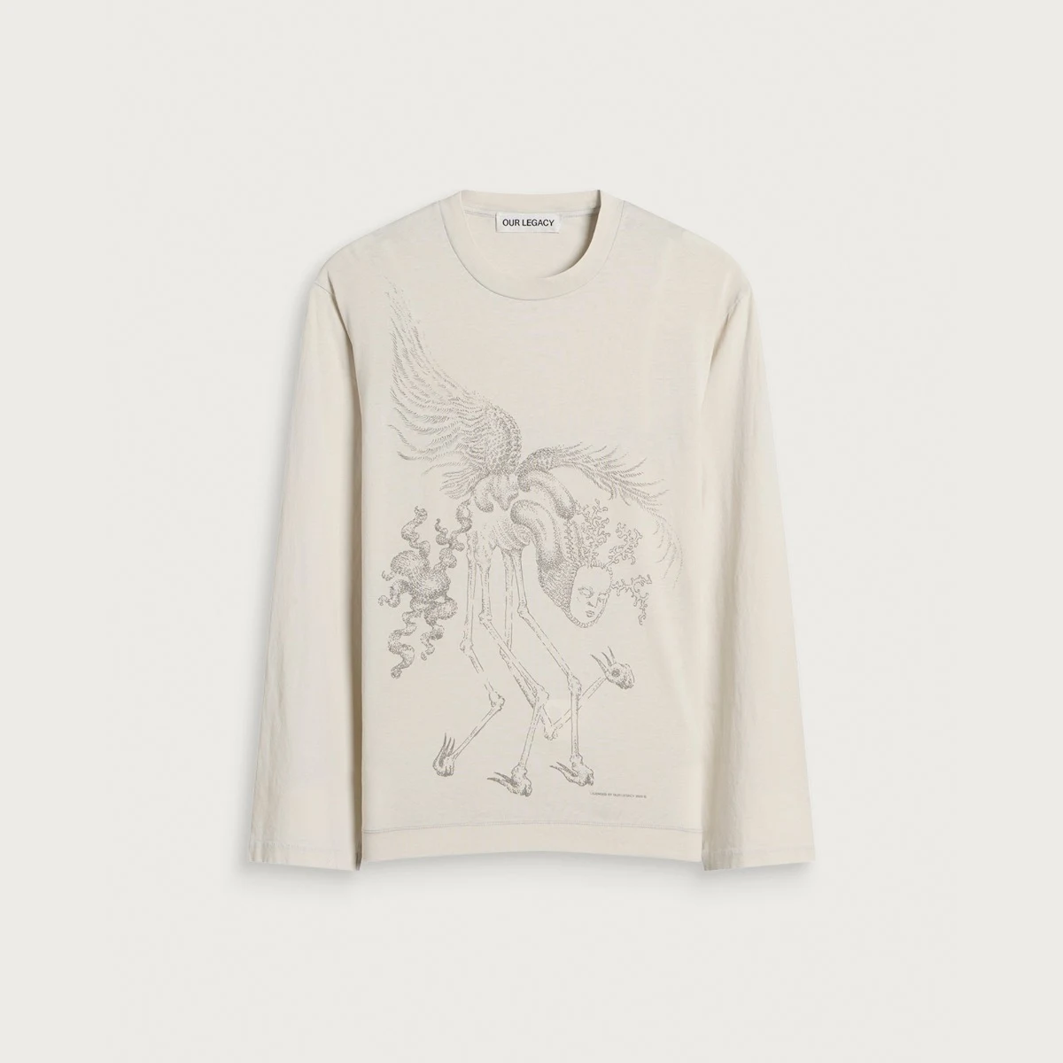 Our Legacy Spirit Print Box Long Sleeve Top