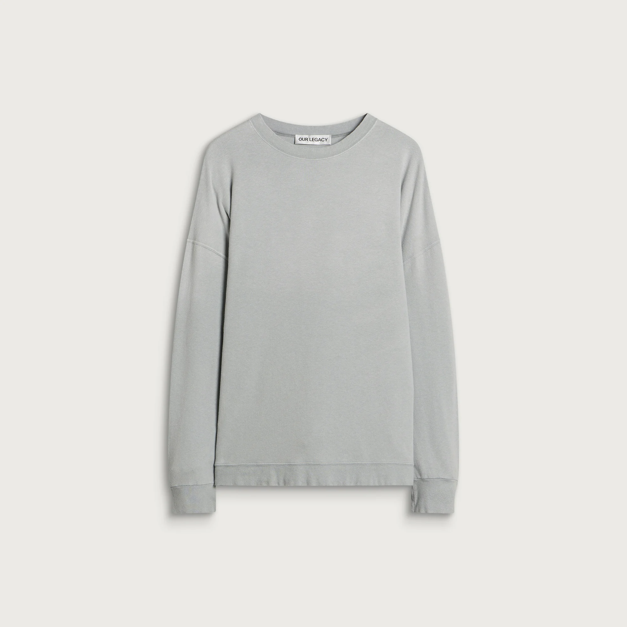 Our Legacy Sunfaded Ash Rogue Loopback Slack Sweatshirt