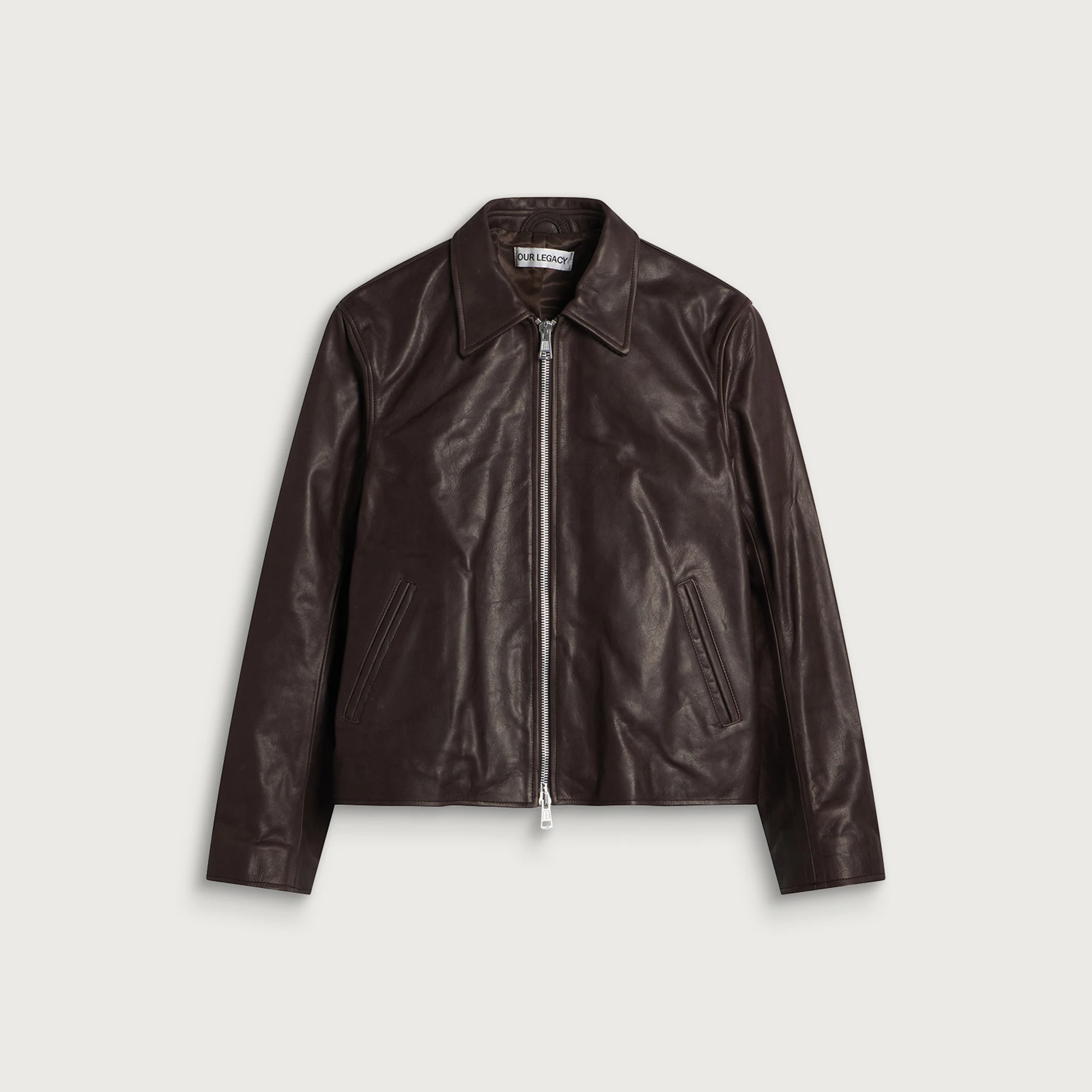 Our Legacy Waxed Bovine Mini Jacket