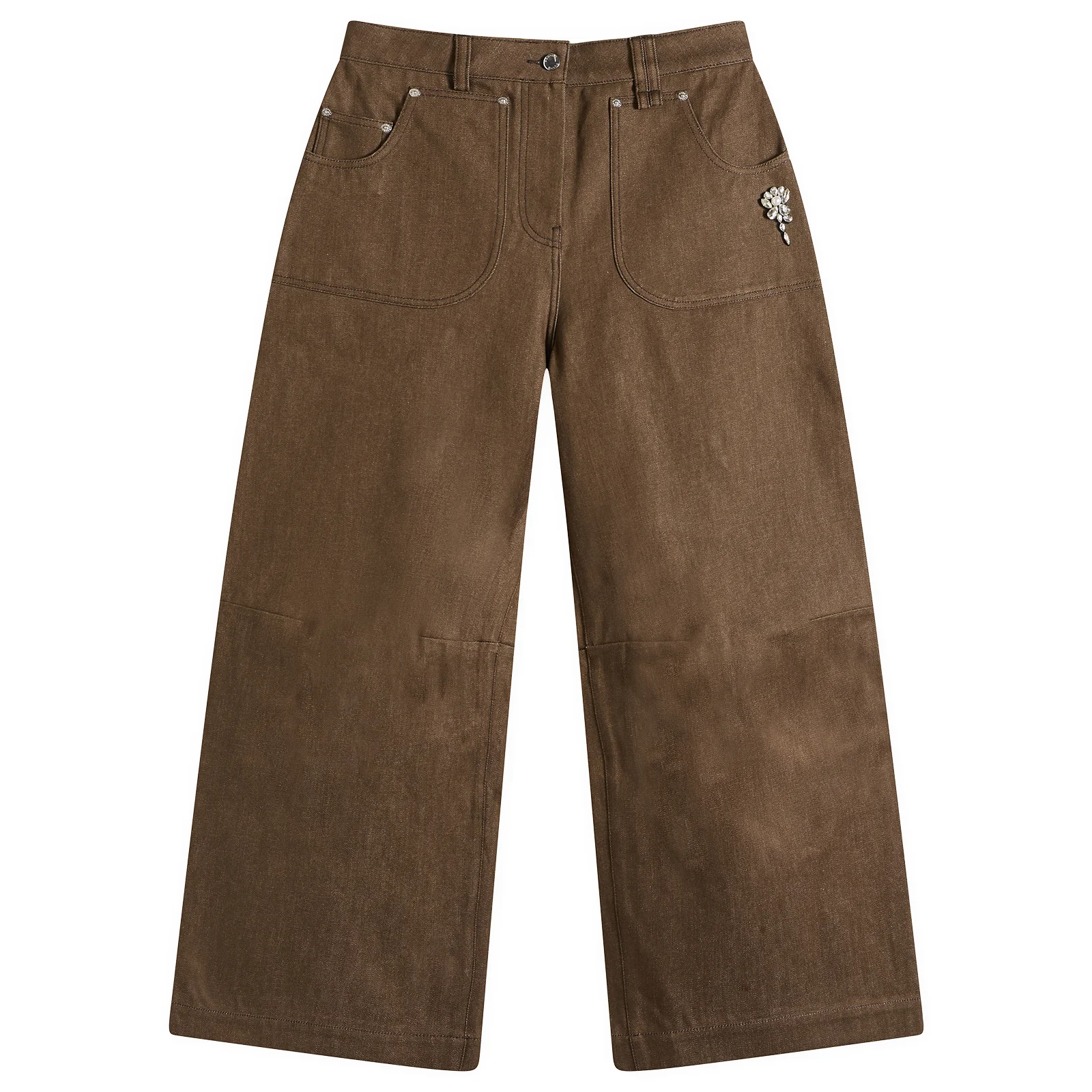 Simone Rocha Wide Leg Utility Curve Jeans