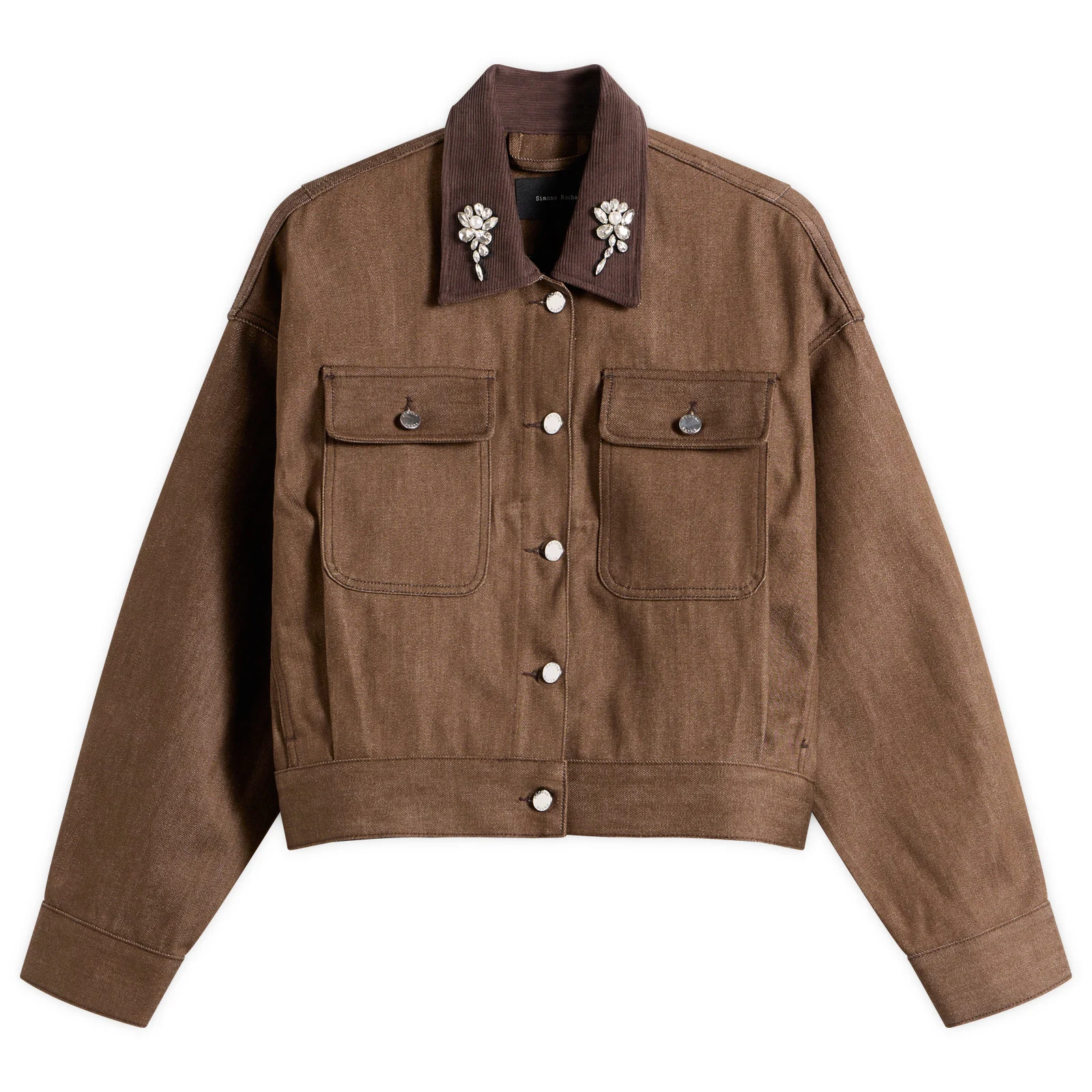 Simone Rocha Cropped Utility Pocket Workwear Jacket