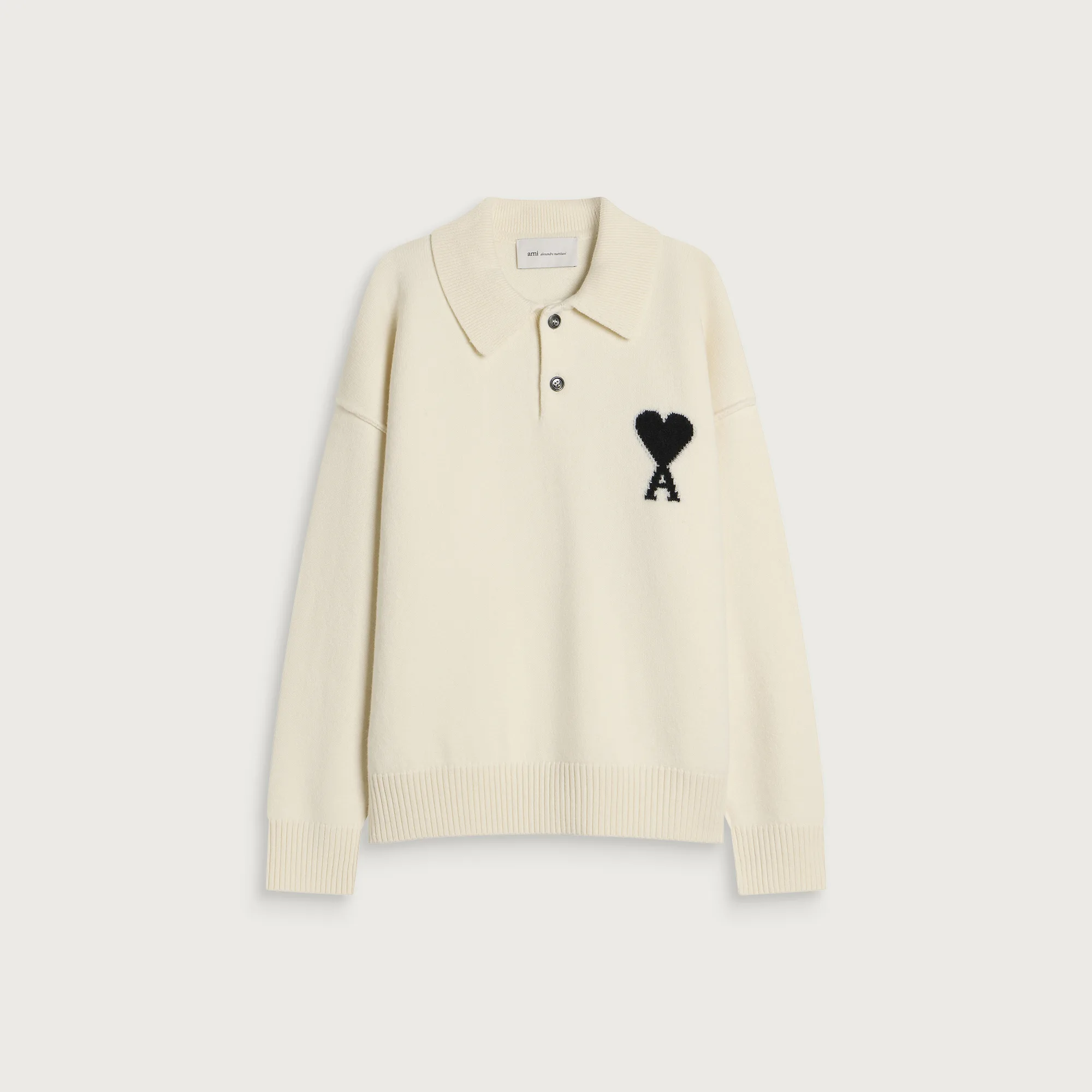 AMI Paris Contrasted ADC Polo