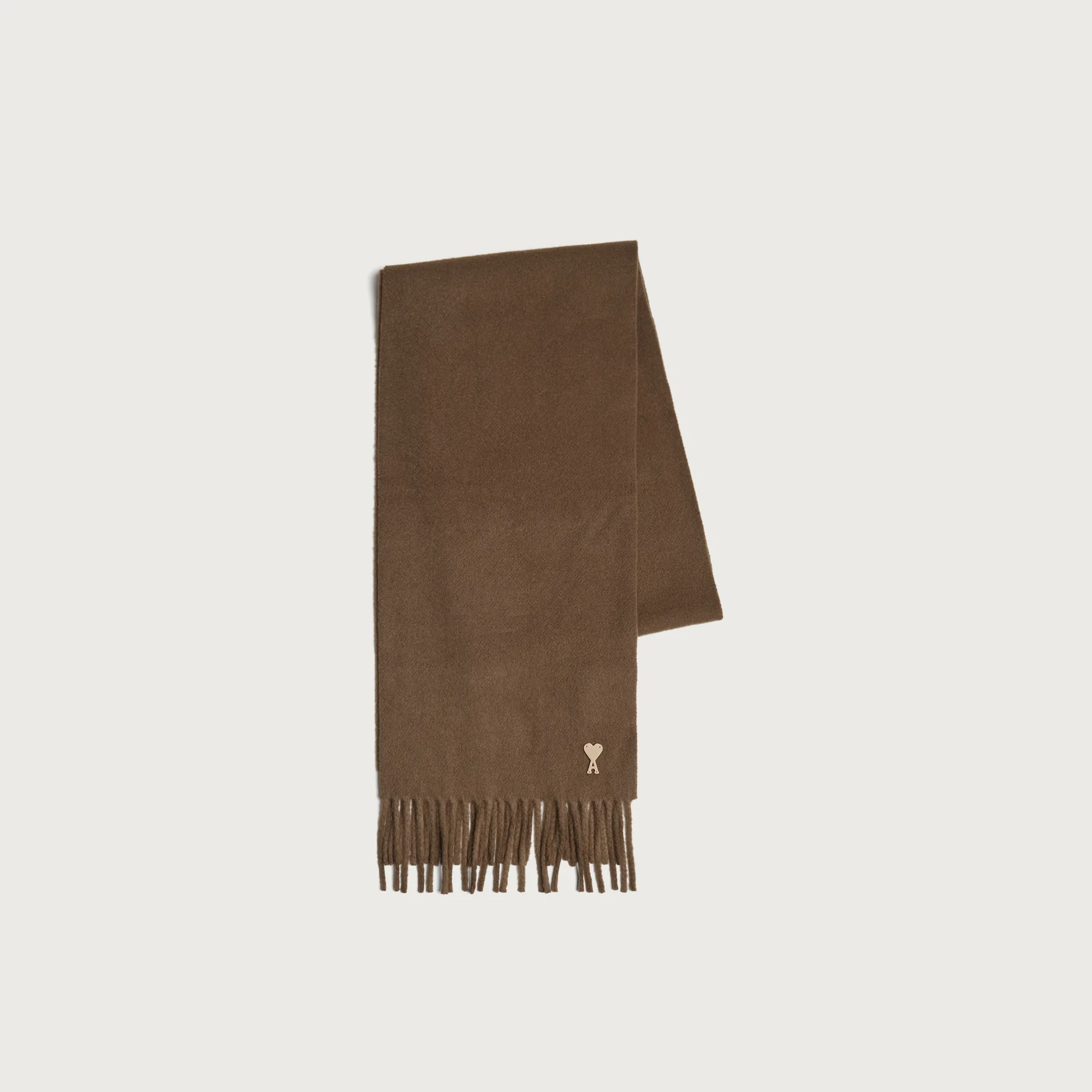 AMI Paris Cashmere Effect Wool ADC Scarf