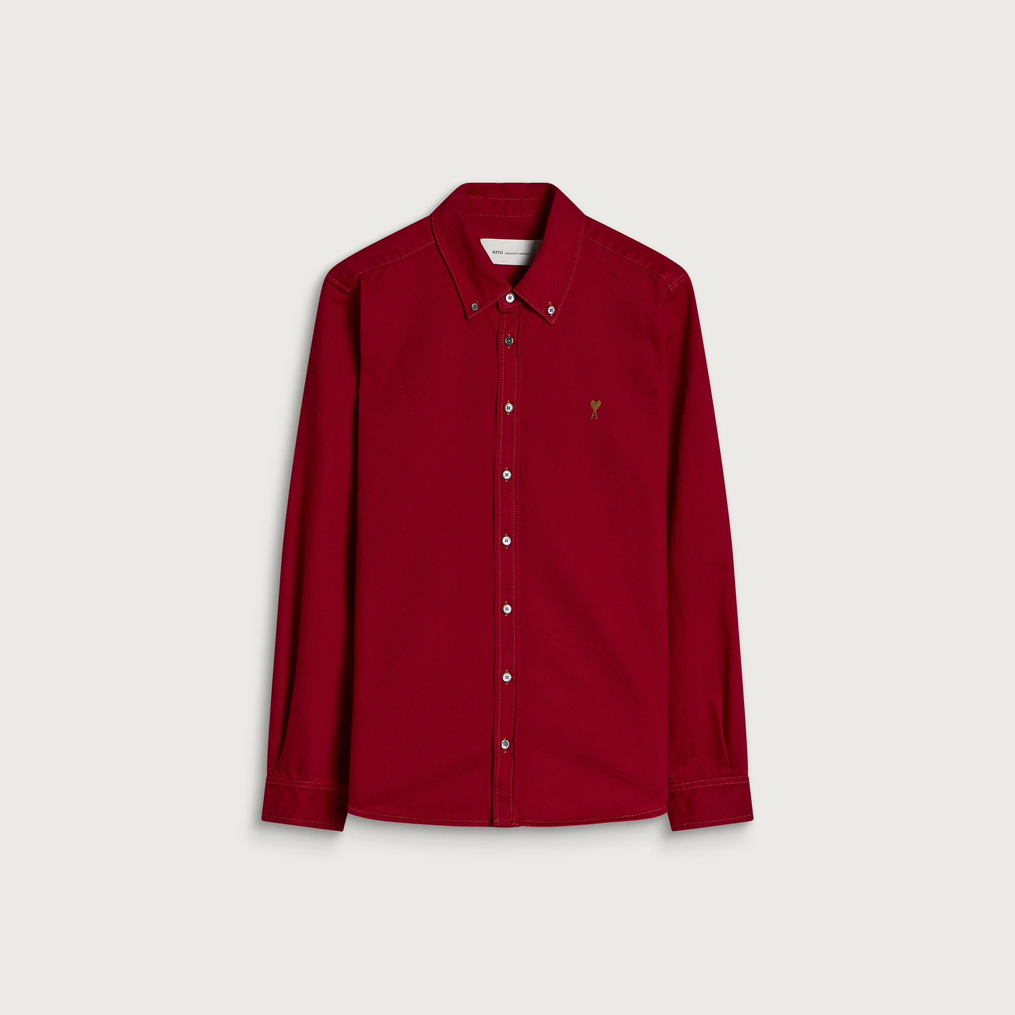 AMI Paris Cotton Button Down ADC Shirt