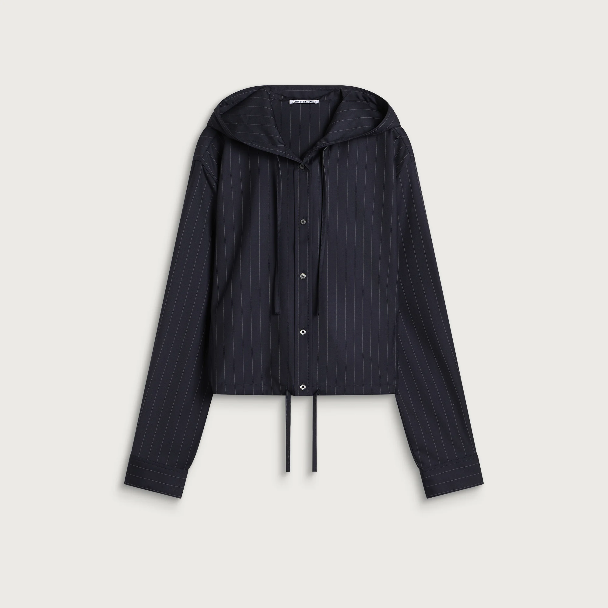 Acne Studios Sip Wool Pinstripe Shirt