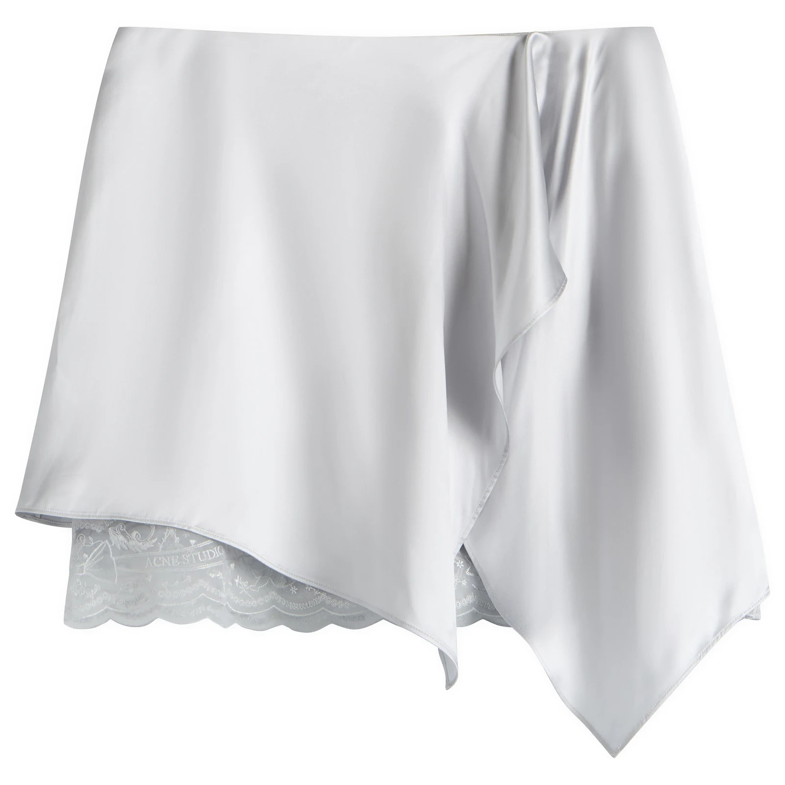 Acne Studios Inouki Shiny Satin Skirt