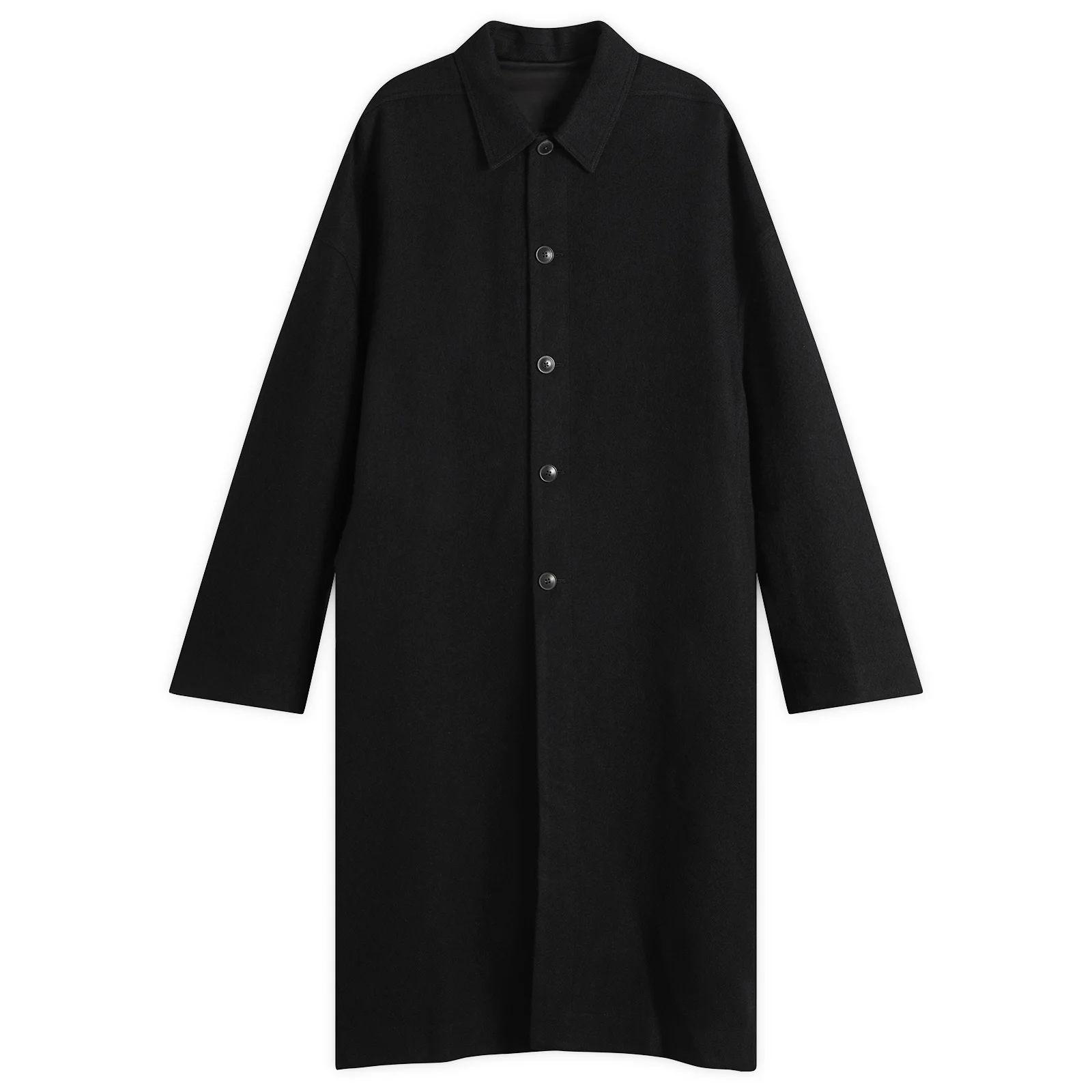 Rick Owens Buttoned Brad Coat