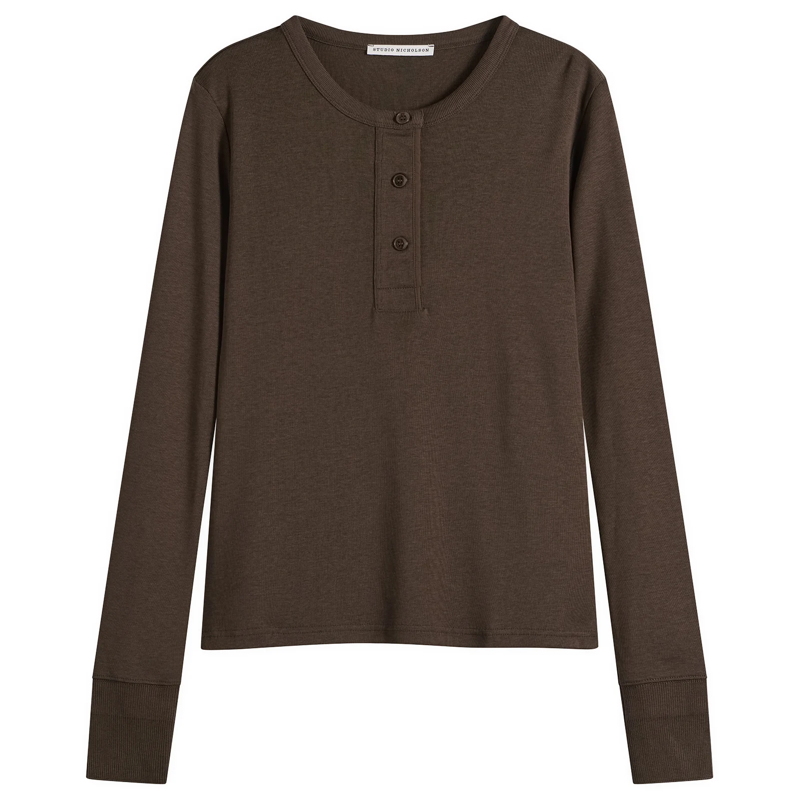 Studio Nicholson Roane Long Sleeve Henley