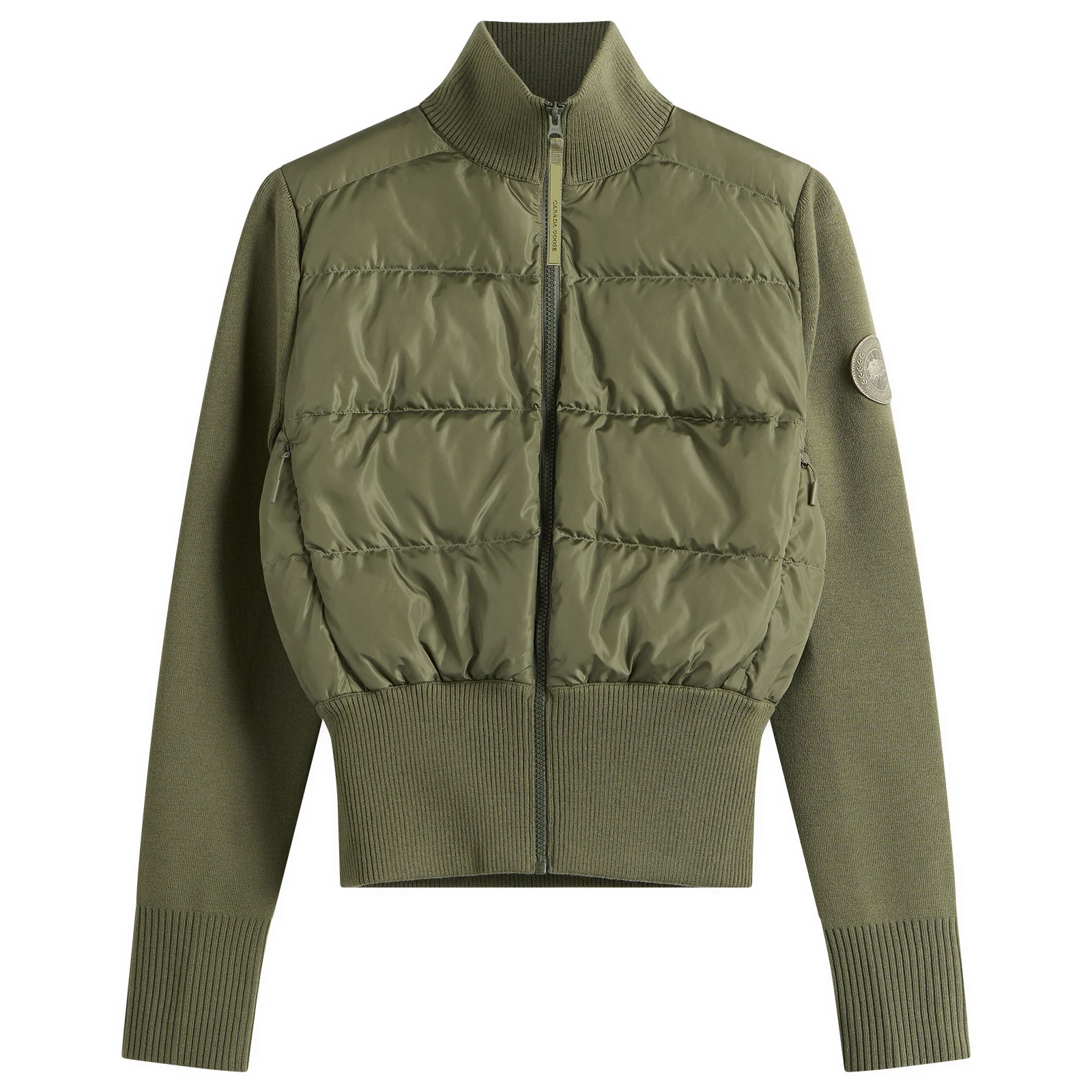 Canada Goose Hybridge Wide Quilt Knit Jacket