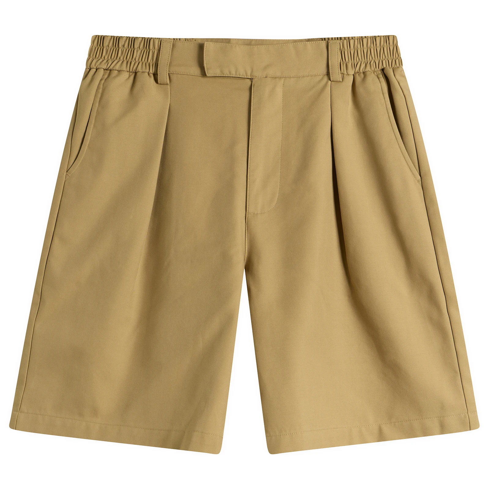 Bound Wide Pleated Shorts