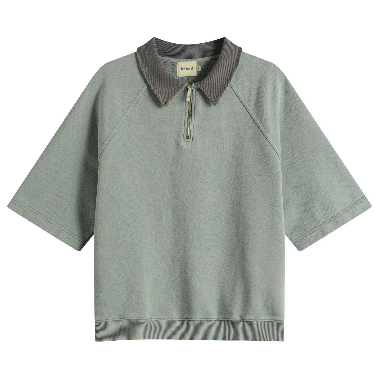 Bound Snow Wash Jersey Half Zip Polo