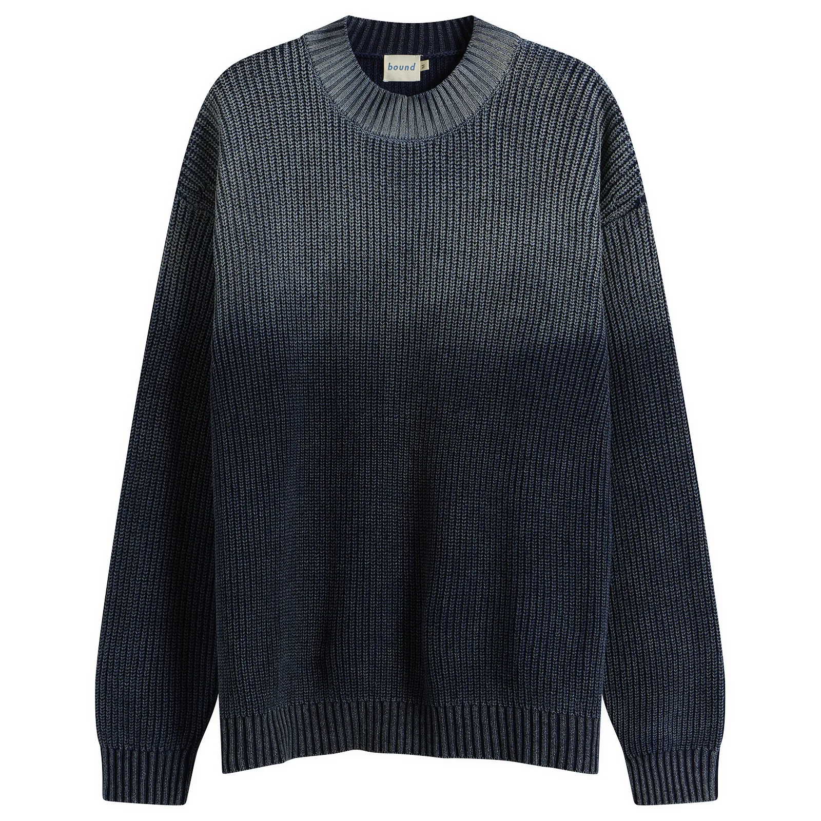 Bound Spray Wash Cropped Knit Jumper