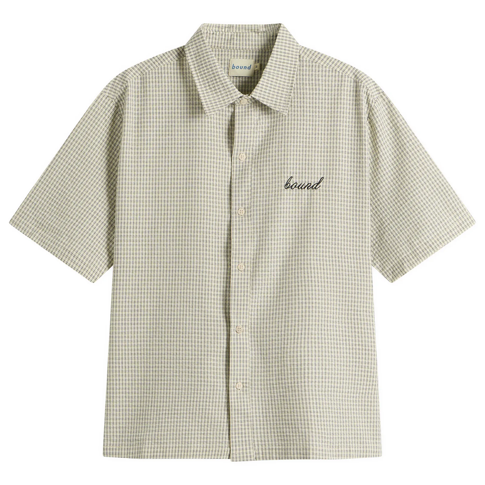 Bound Gingham Cropped Shirt