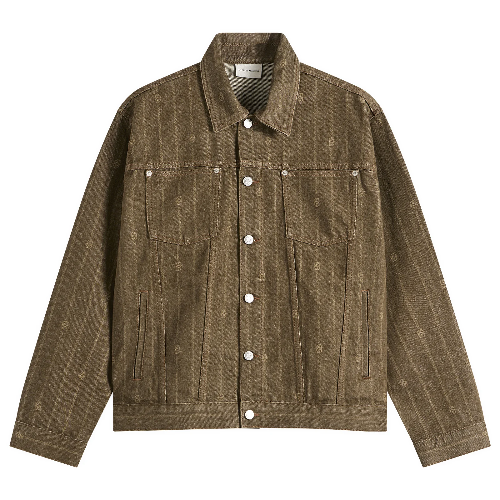 Drôle de Monsieur Monogram Denim Jacket