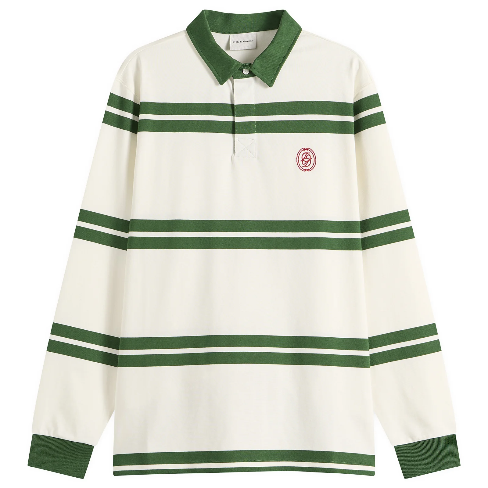 Drôle de Monsieur D Ornament Striped Polo