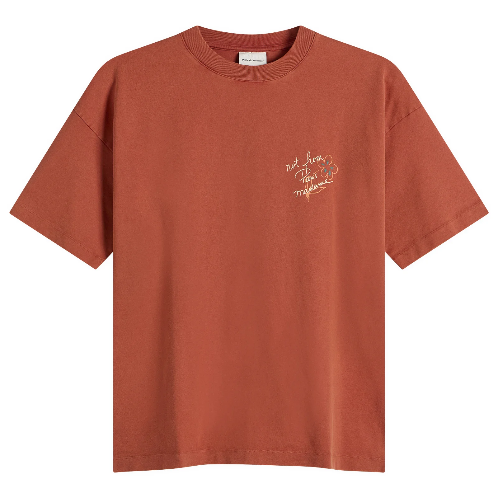 Drôle de Monsieur Esquisse Slogan T-shirt