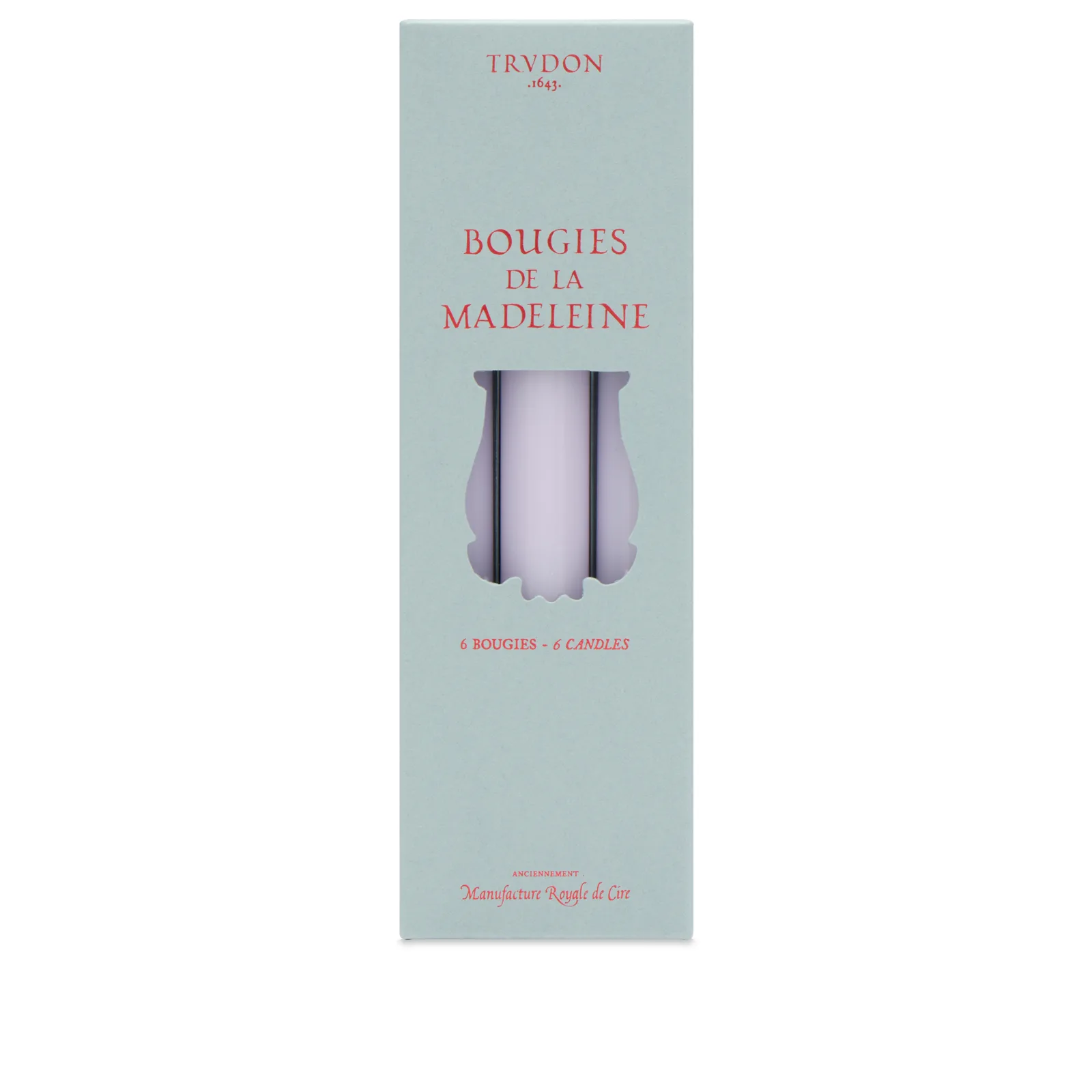 Trudon Madeleine Taper Candles - Set of 6