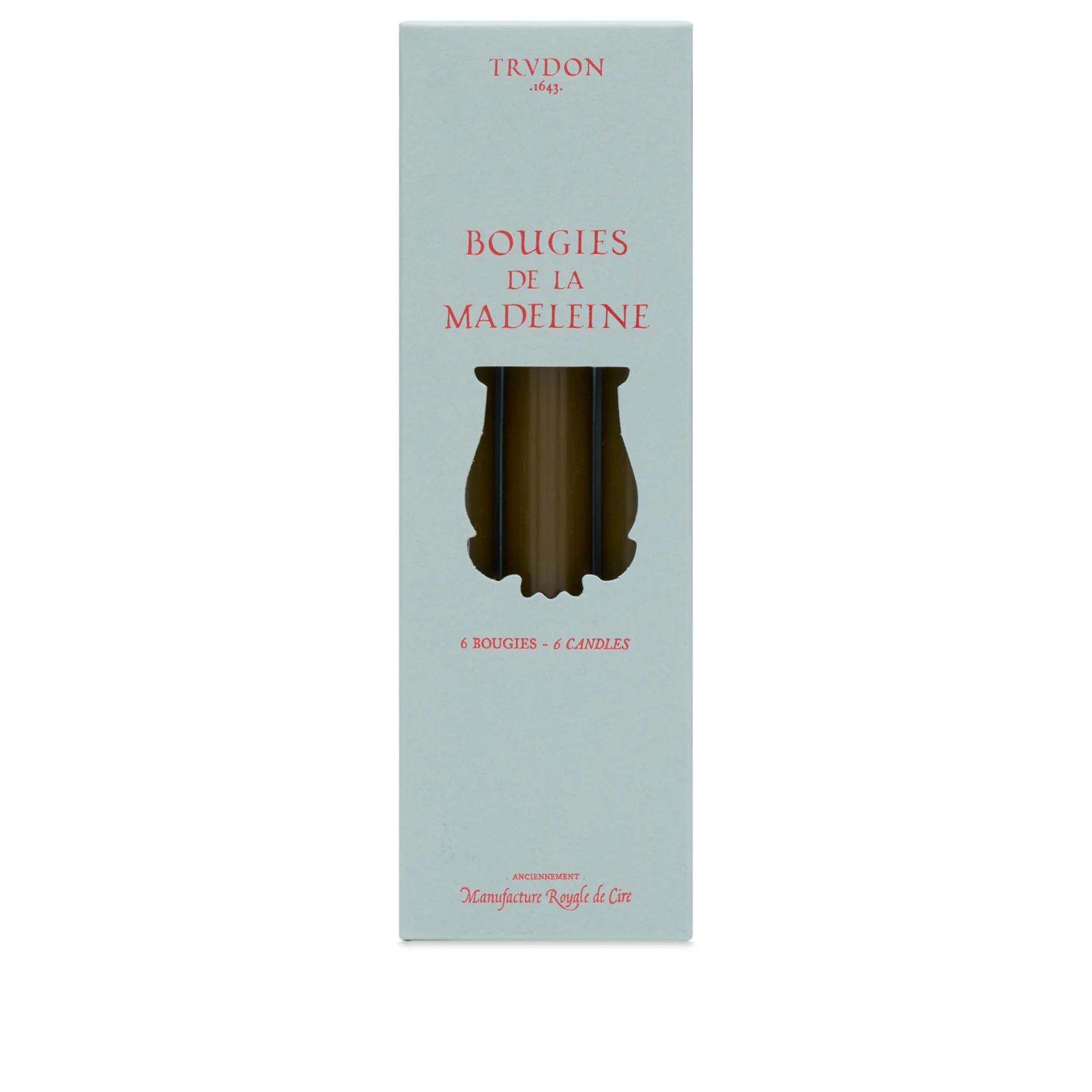 Trudon Madeleine Taper Candles - Set of 6
